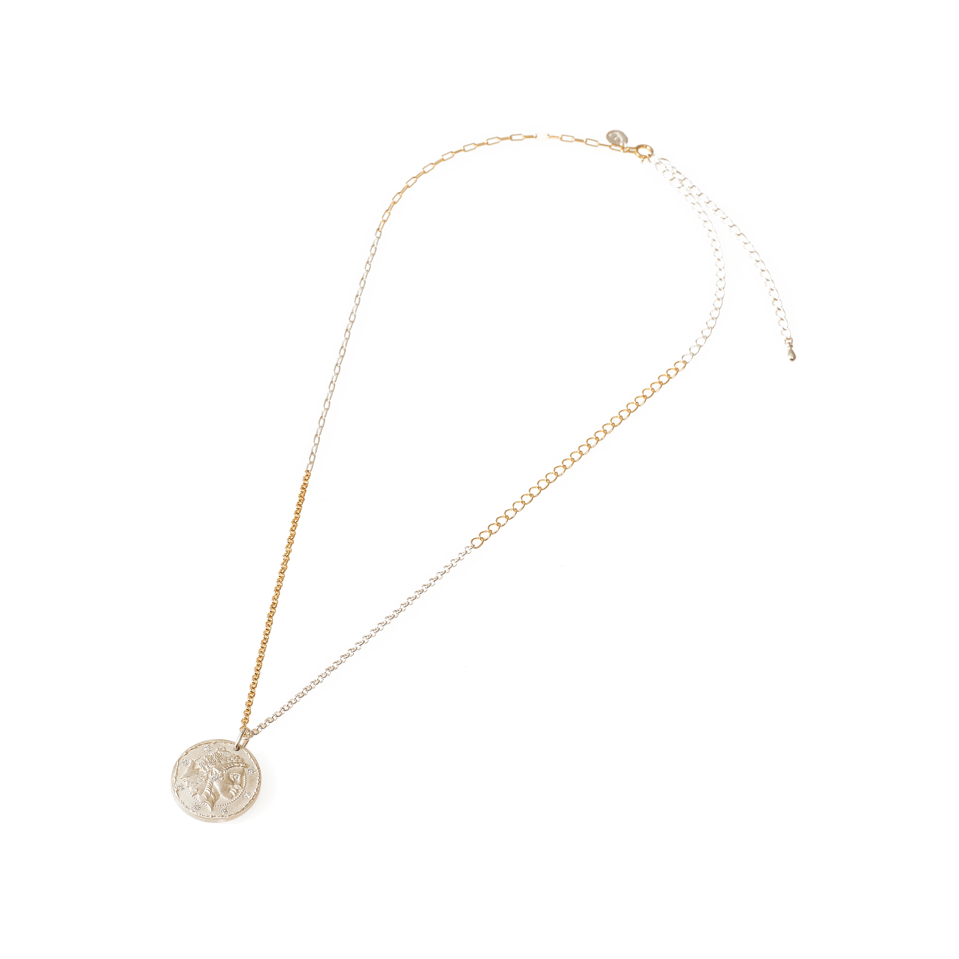Mix chain necklace - Mixed Metal Chain Necklace - The Future Rocks - 3
