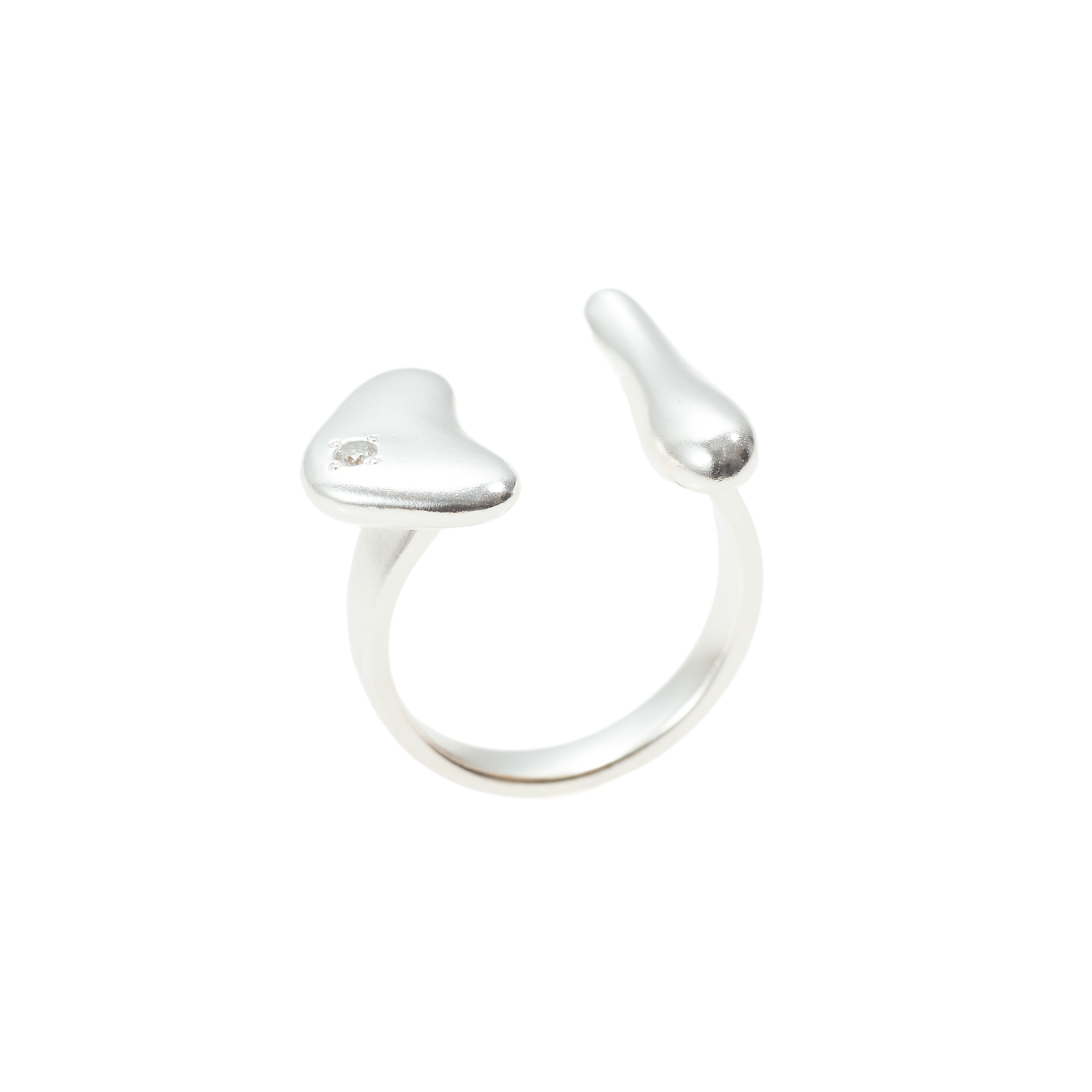 Water fork ring - Sterling Silver Fork Ring - The Future Rocks - 4