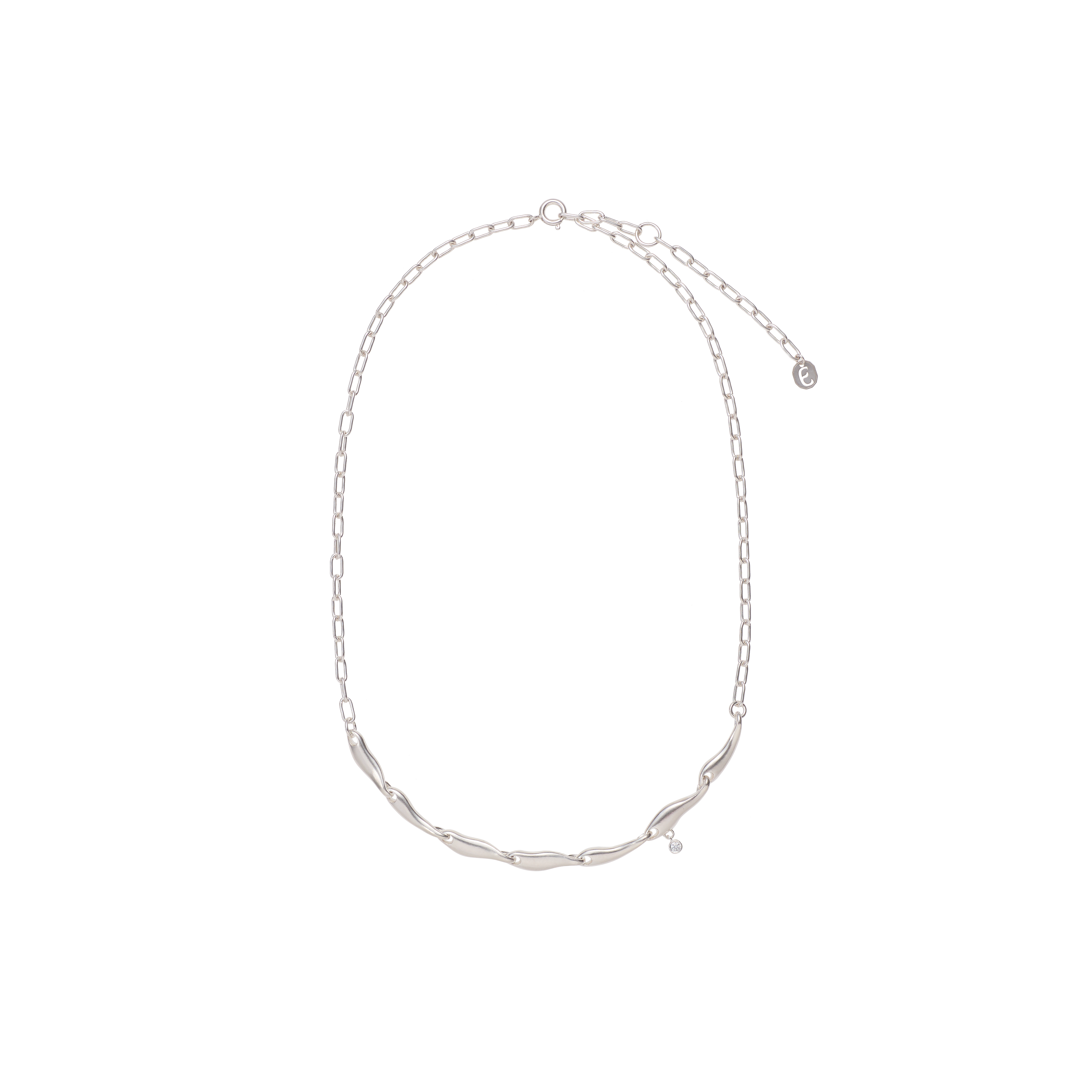 Flow necklace - Sterling Silver Necklace - The Future Rocks - 5