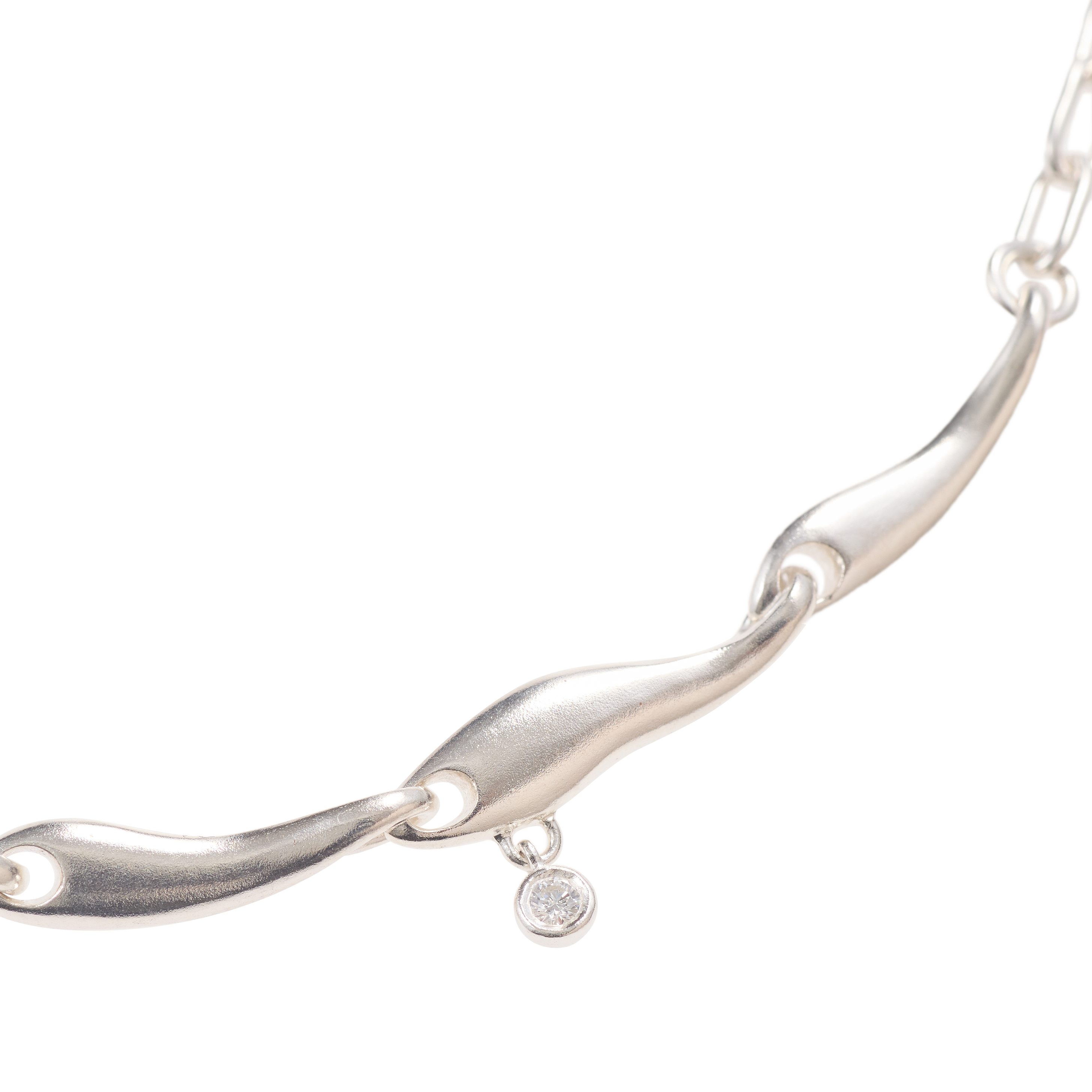 Flow necklace - Sterling Silver Necklace - The Future Rocks - 3