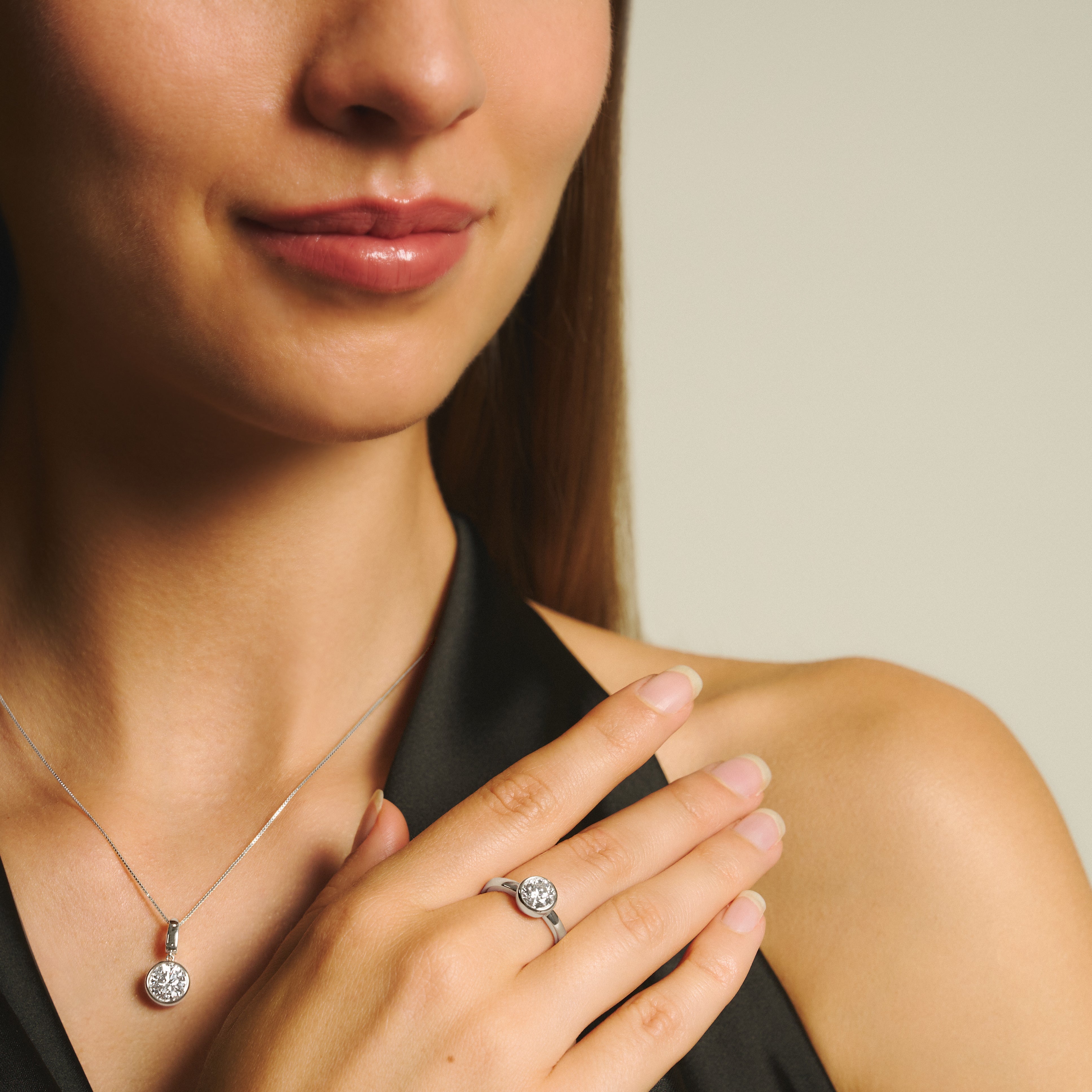 Bubble ring 1ct - Bezel Set Diamond Ring - The Future Rocks - 6