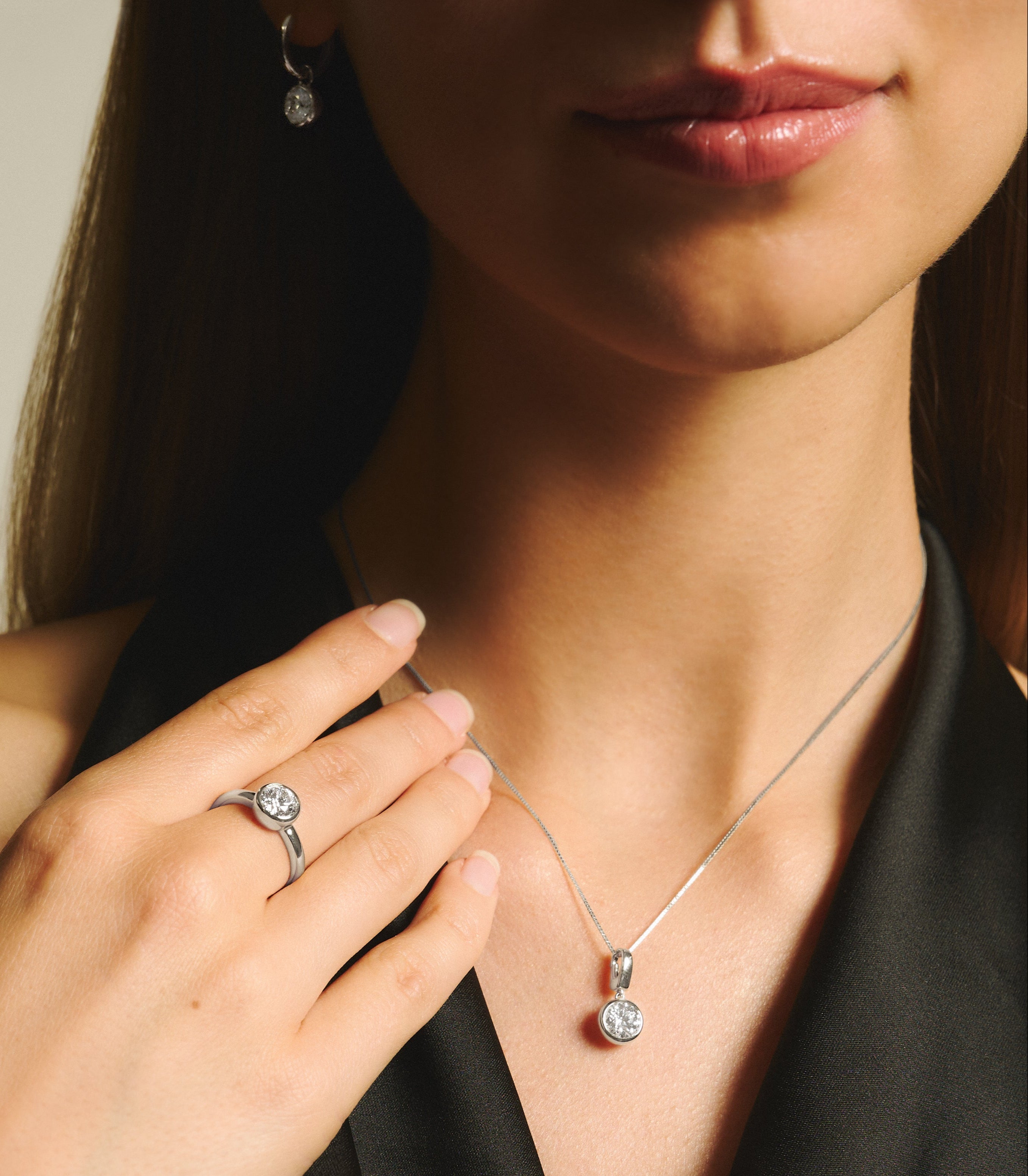 Bubble pendant 1ct - 1ct Lab-Grown Diamond Pendant - The Future Rocks - 6