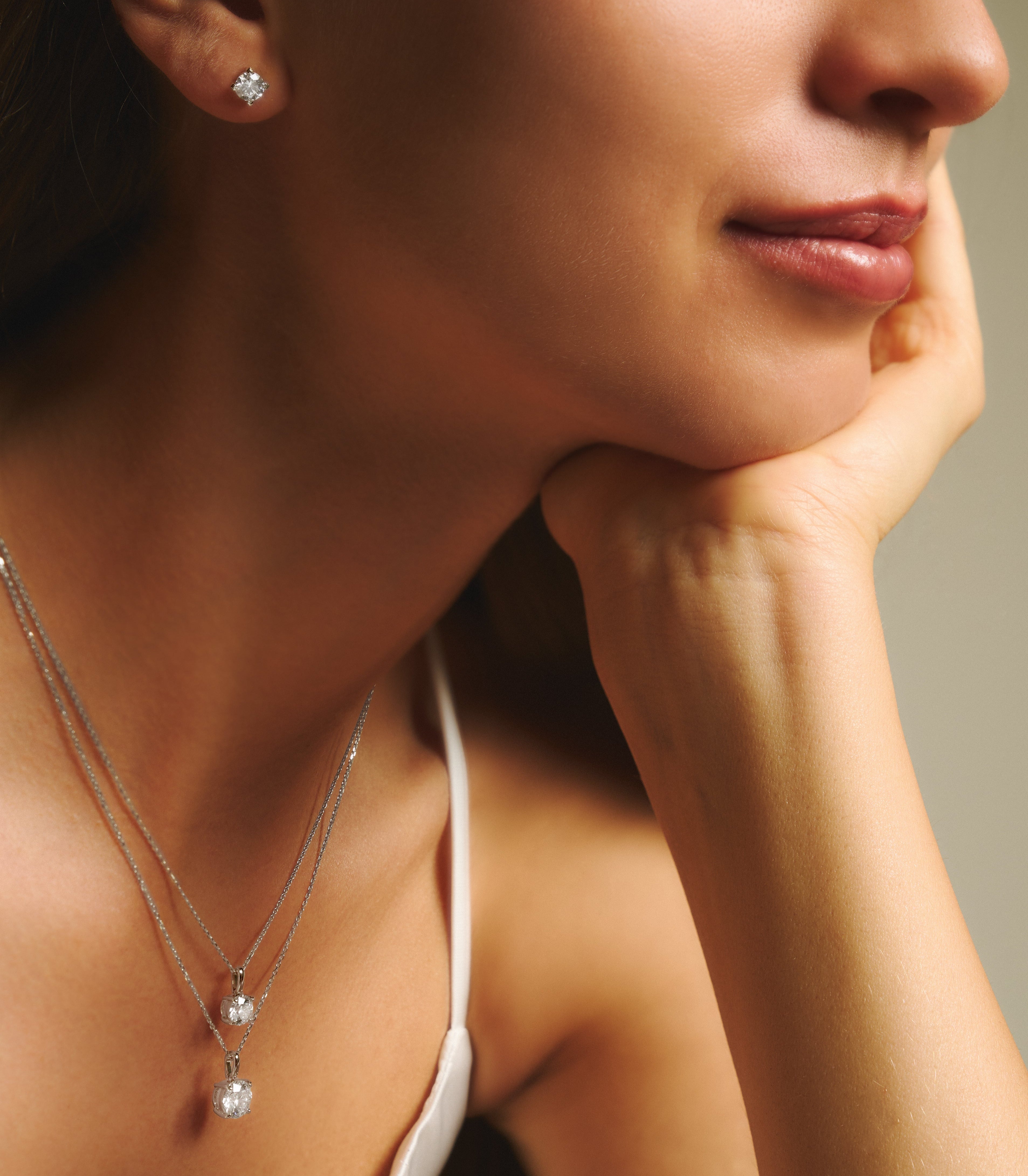 Luna solitaire earrings 1ct - Luna solitaire earrings 1ct - The Future Rocks - 4