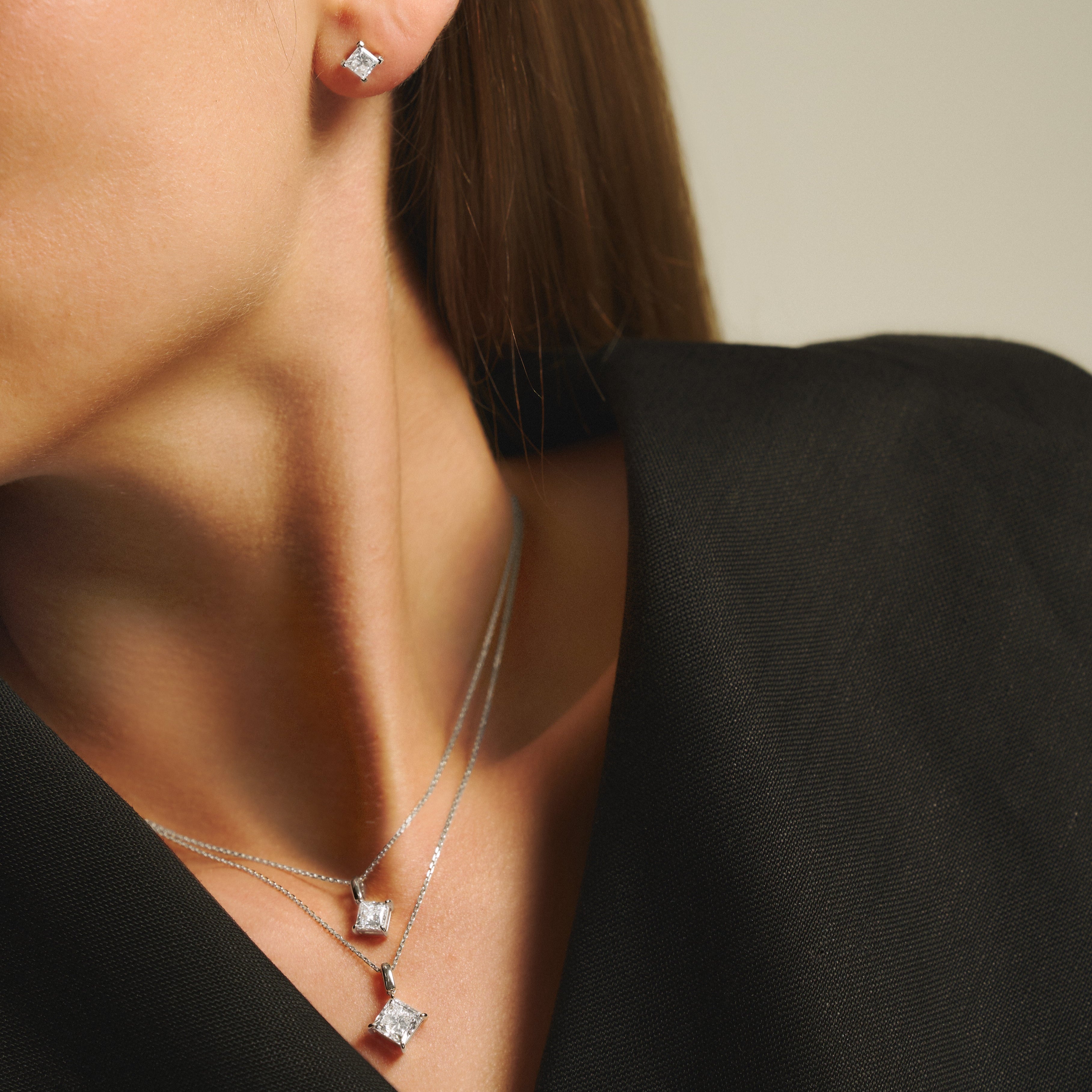 Mercury solitaire bale necklace 1ct - Mercury solitaire bale necklace 1ct - The Future Rocks - 4