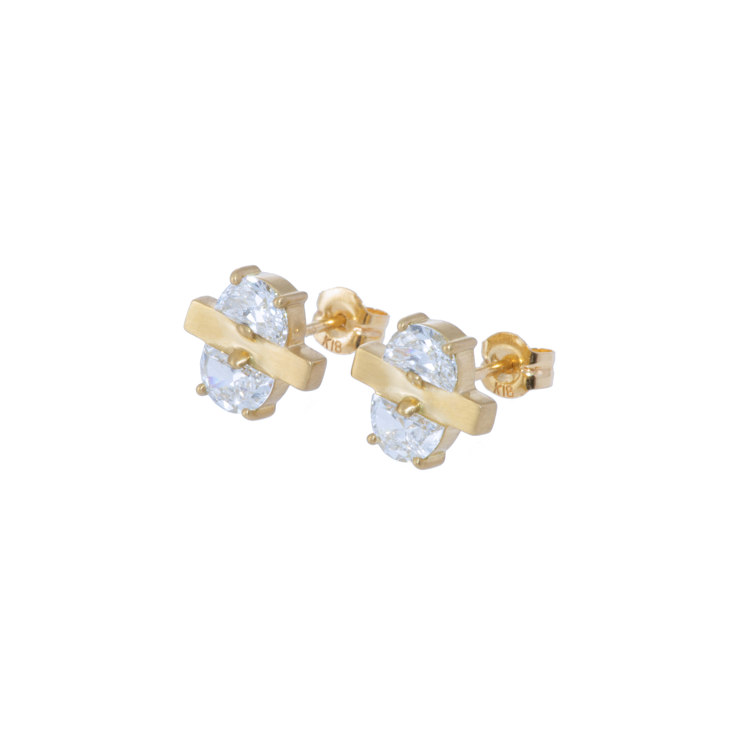 Full moon earrings - Full Moon Diamond Earrings - The Future Rocks - 5