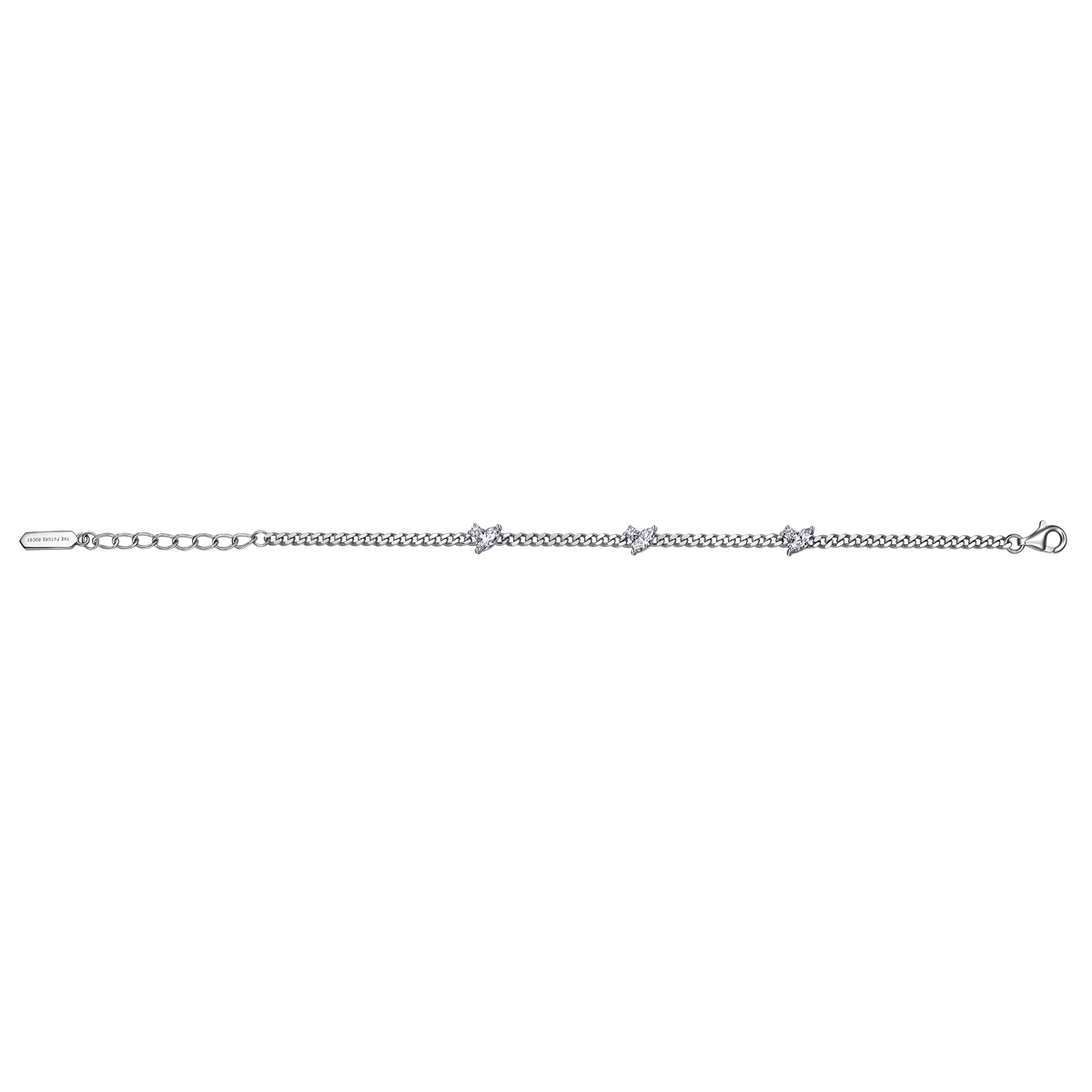 Clara curb-link bracelet - Curb-Link Lab Diamond Bracelet - The Future Rocks - 5