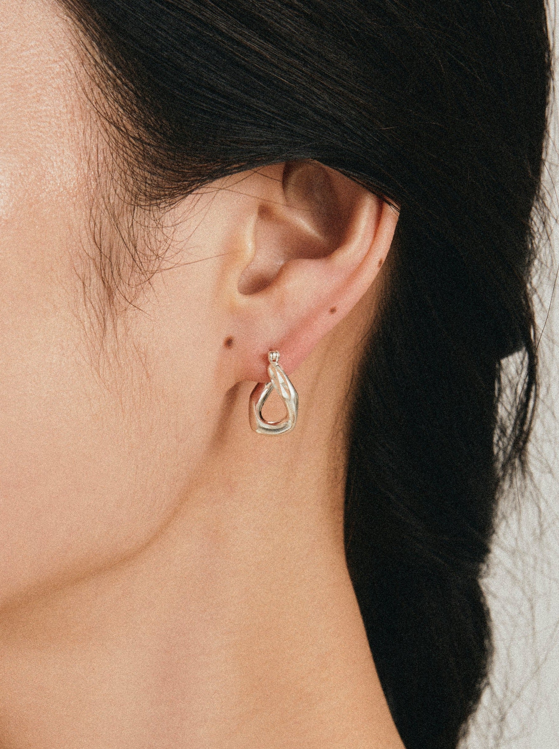 Kihei design cut earrings - Sterling Silver Kihei Hoop Earrings - The Future Rocks - 2