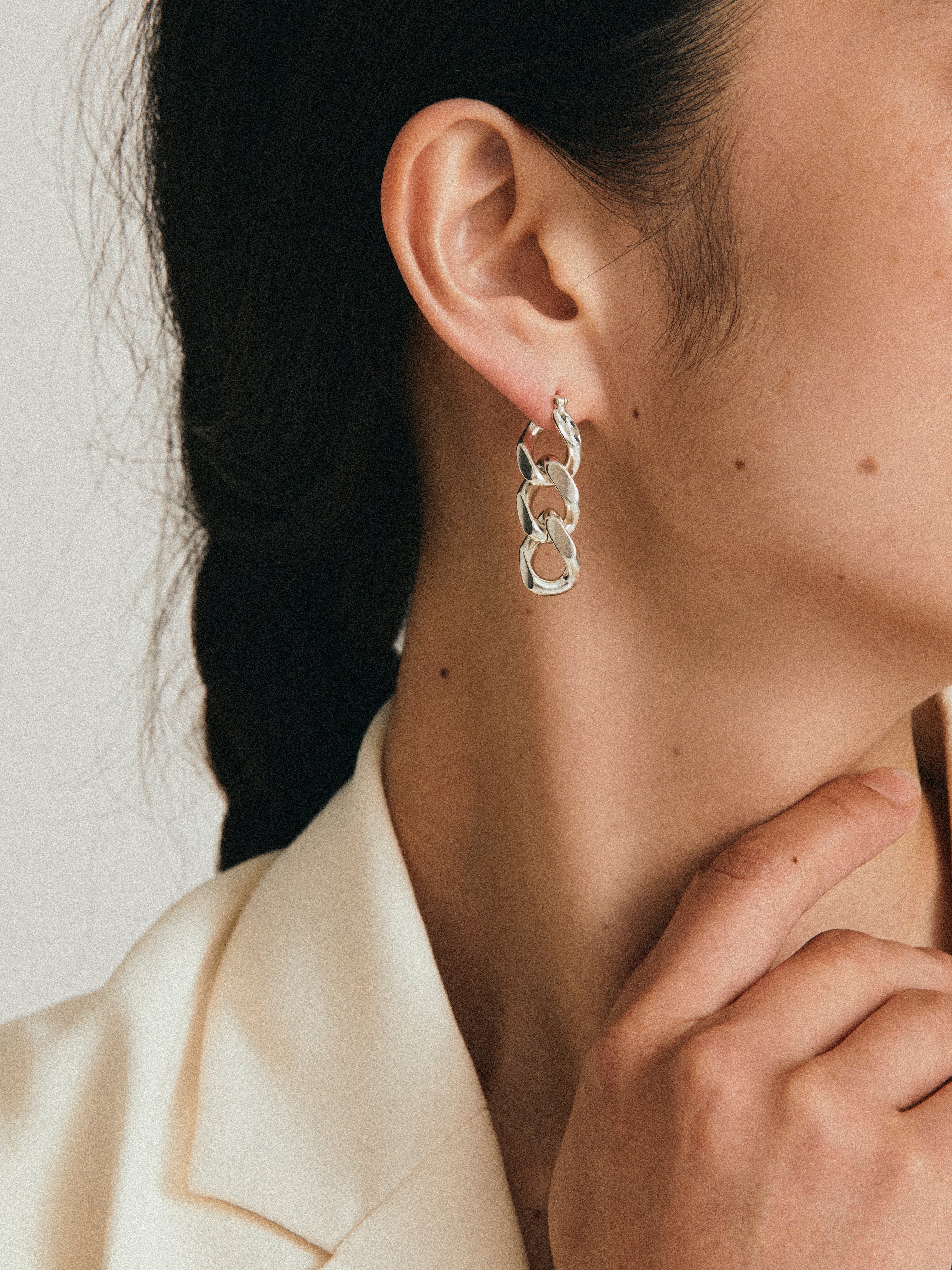 Kihei design cut triple earrings