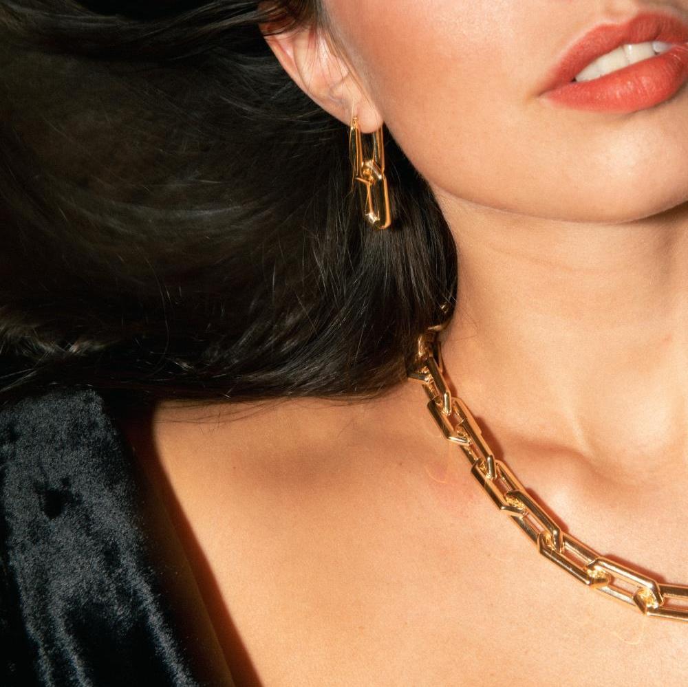 Late night stacking earrings - Link Chain Earrings - The Future Rocks - 3