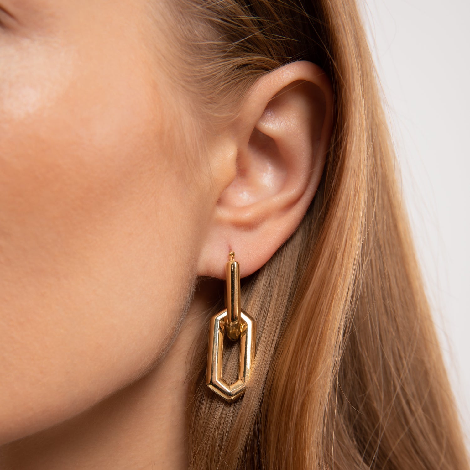 Late night stacking earrings - Link Chain Earrings - The Future Rocks - 2