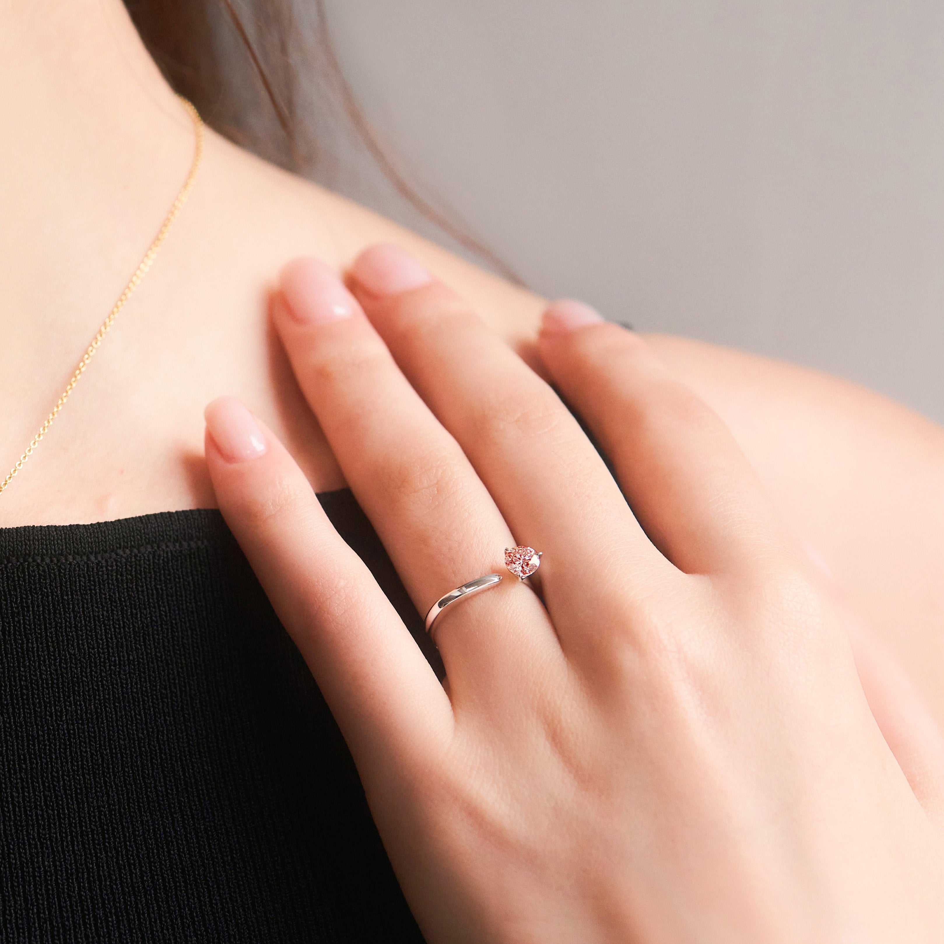 Essence pink ring - The Future Rocks x Lightbox Essence Pink Diamond Ring - The Future Rocks - 2