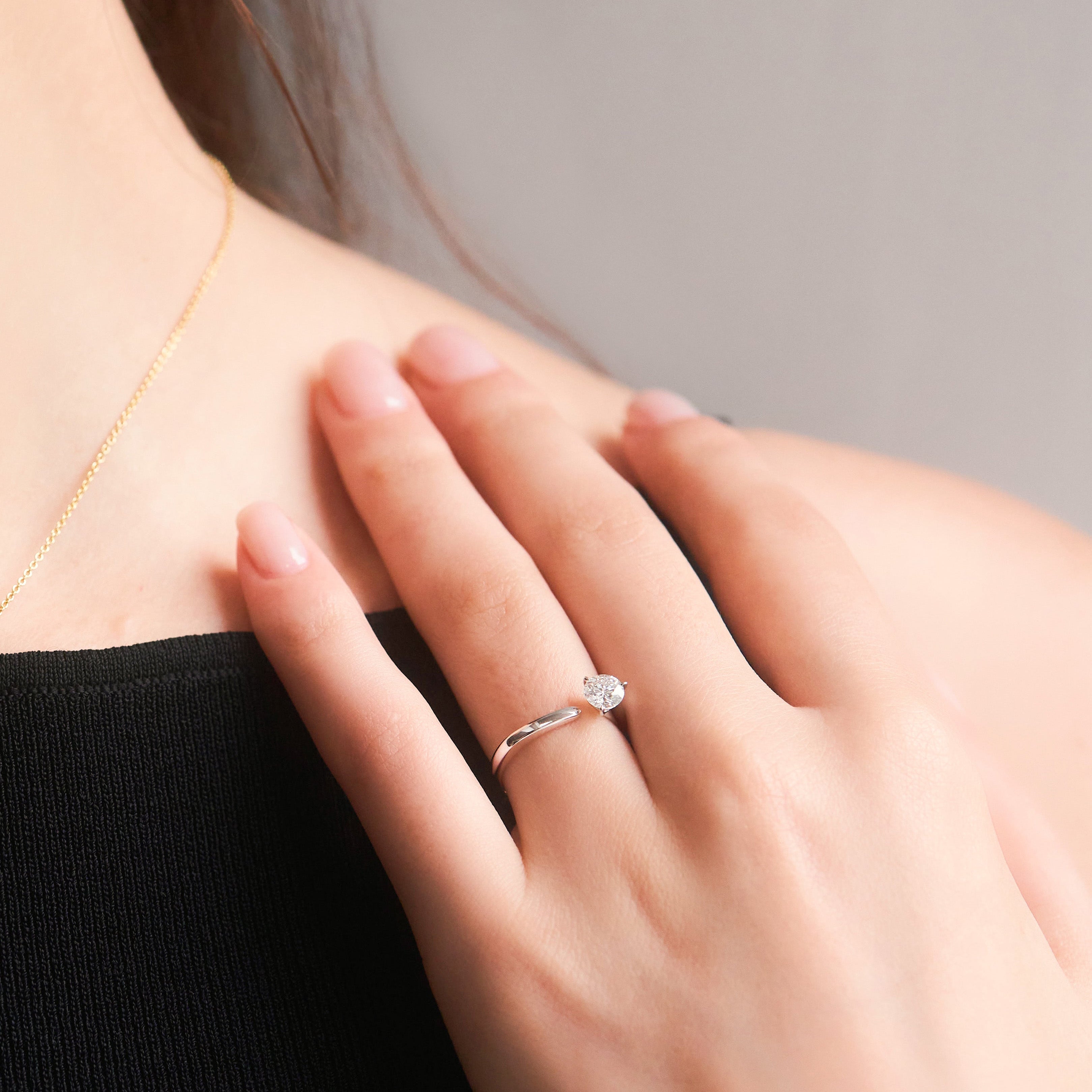 Essence ring - Essence Diamond Open Ring - The Future Rocks - 6
