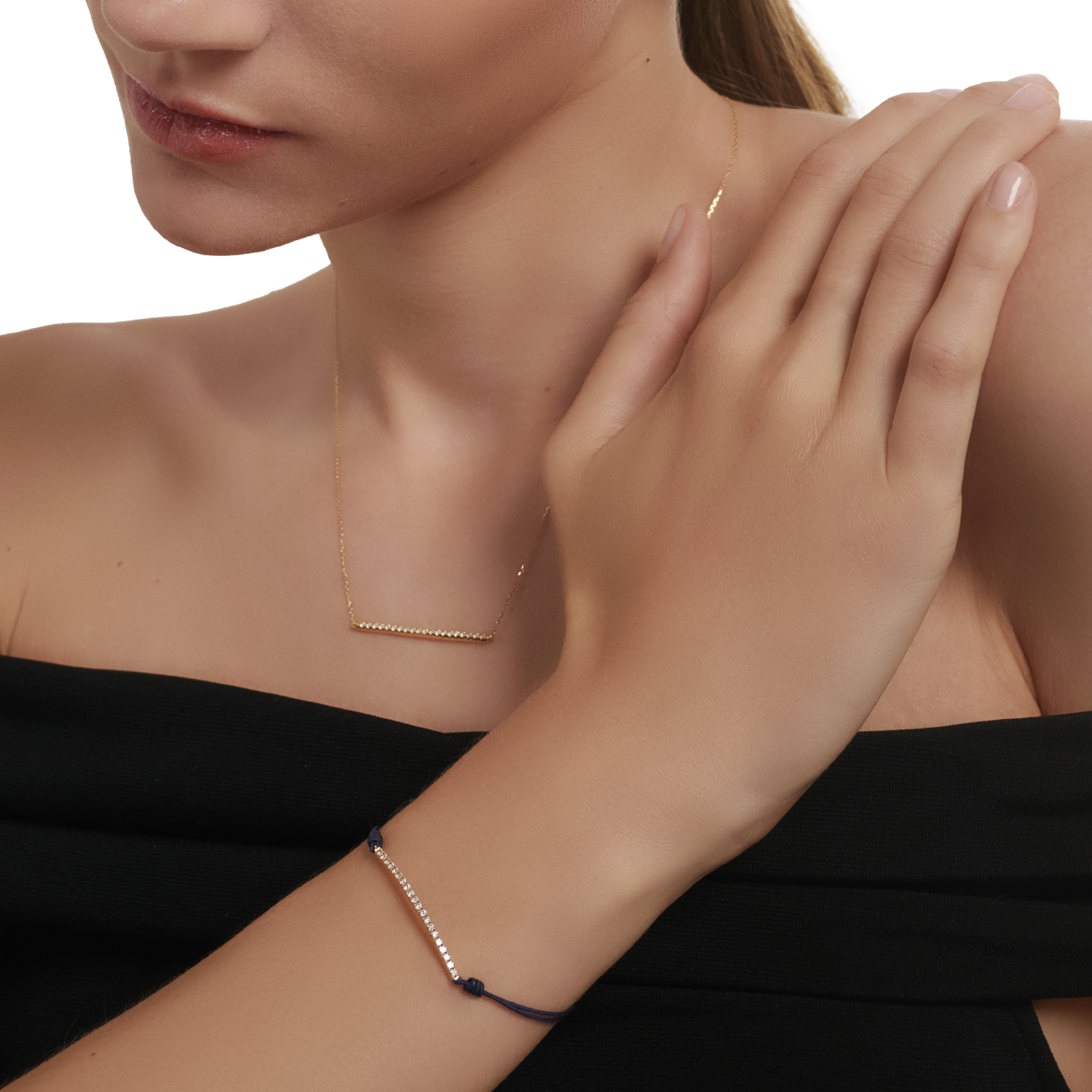 Adachi bracelet - Lab-Grown Pave Diamond Bolo Bracelet - The Future Rocks - 2