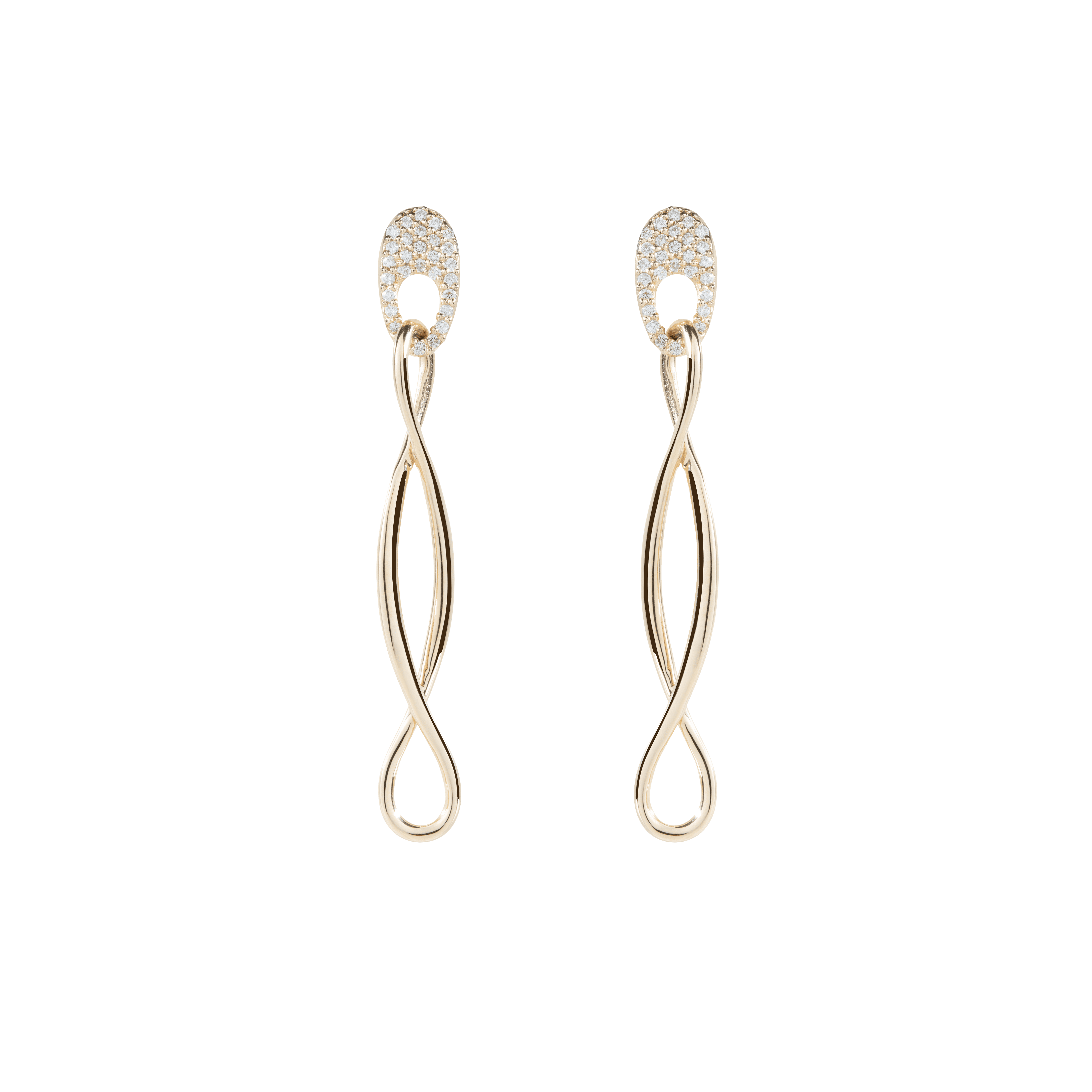 Astra earrings with diamonds - Astra Earrings with Lab-Grown Diamonds - The Future Rocks - 1