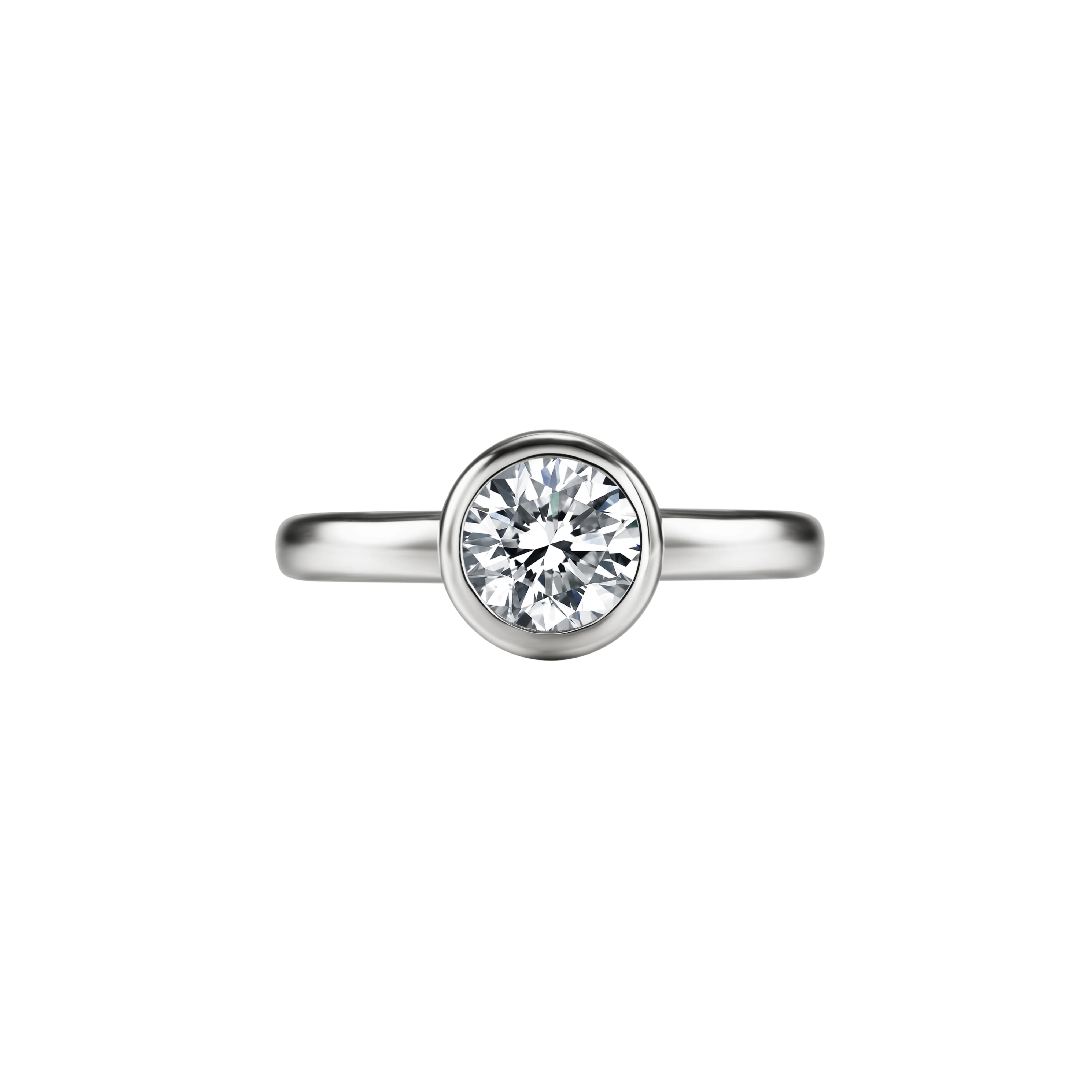 Bubble ring 1ct - Bezel Set Diamond Ring - The Future Rocks - 3