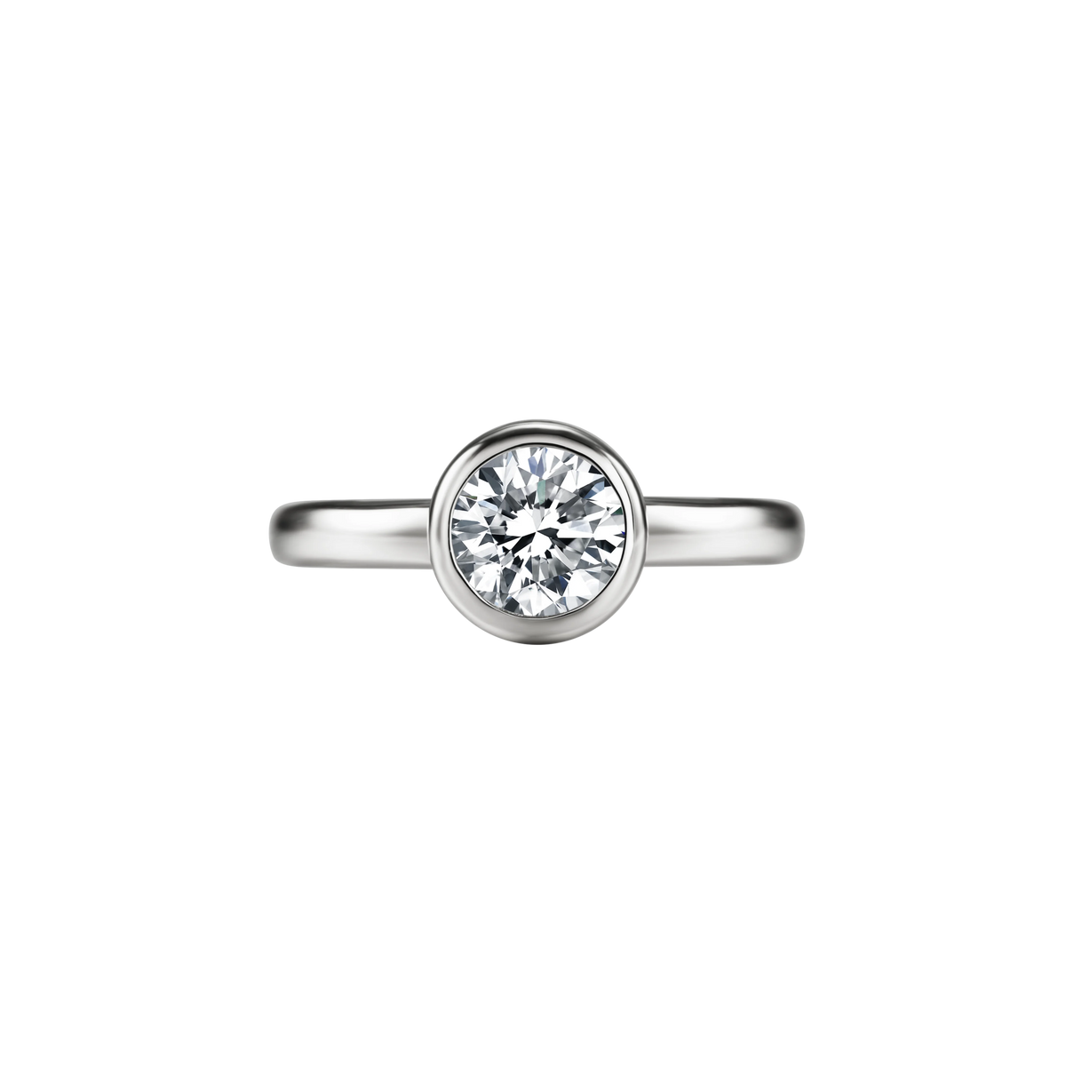 Bubble ring 1ct - Bezel Set Diamond Ring - The Future Rocks - 3