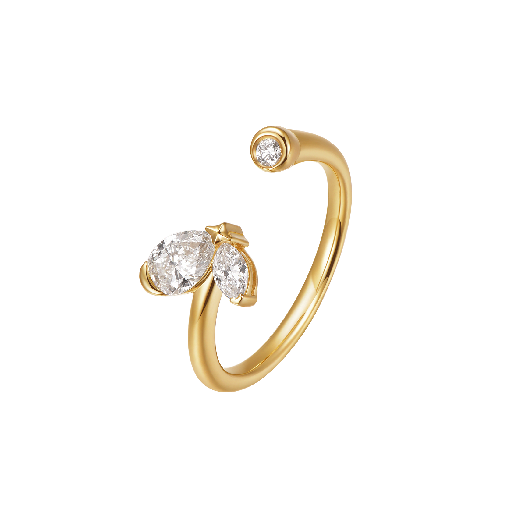 Butterfly ring - Diamond Butterfly Ring - The Future Rocks - 2