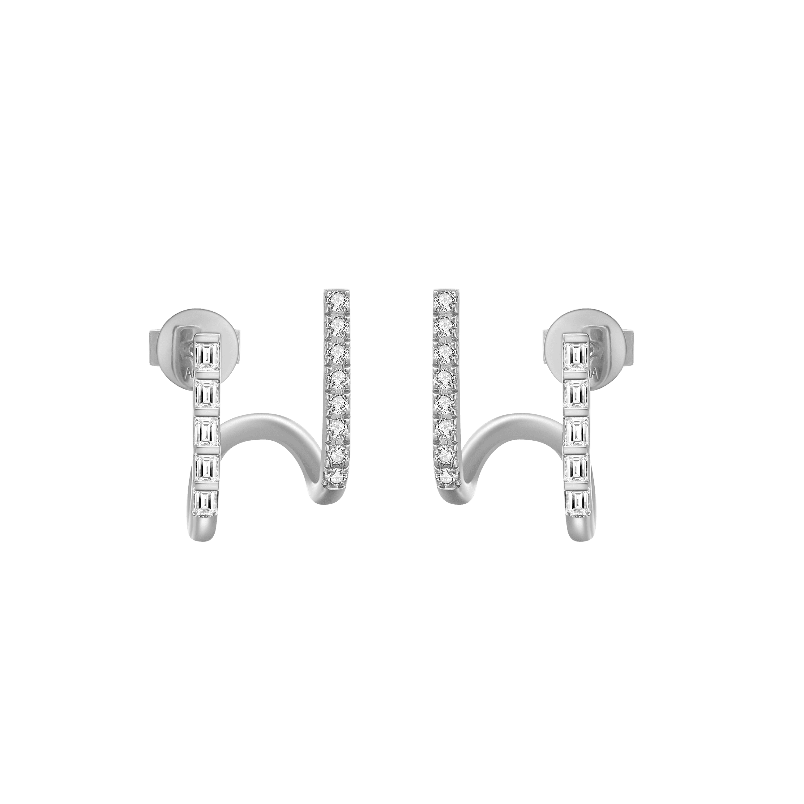 Ballerina princess earrings - Ballerina Princess Cut Diamond Earrings - The Future Rocks - 4