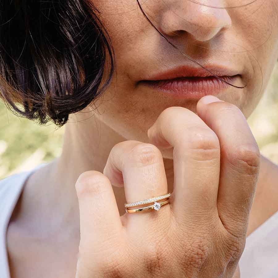 Wilderness eternity ring - Wilderness Lab-Grown Diamond Eternity Ring - The Future Rocks - 2