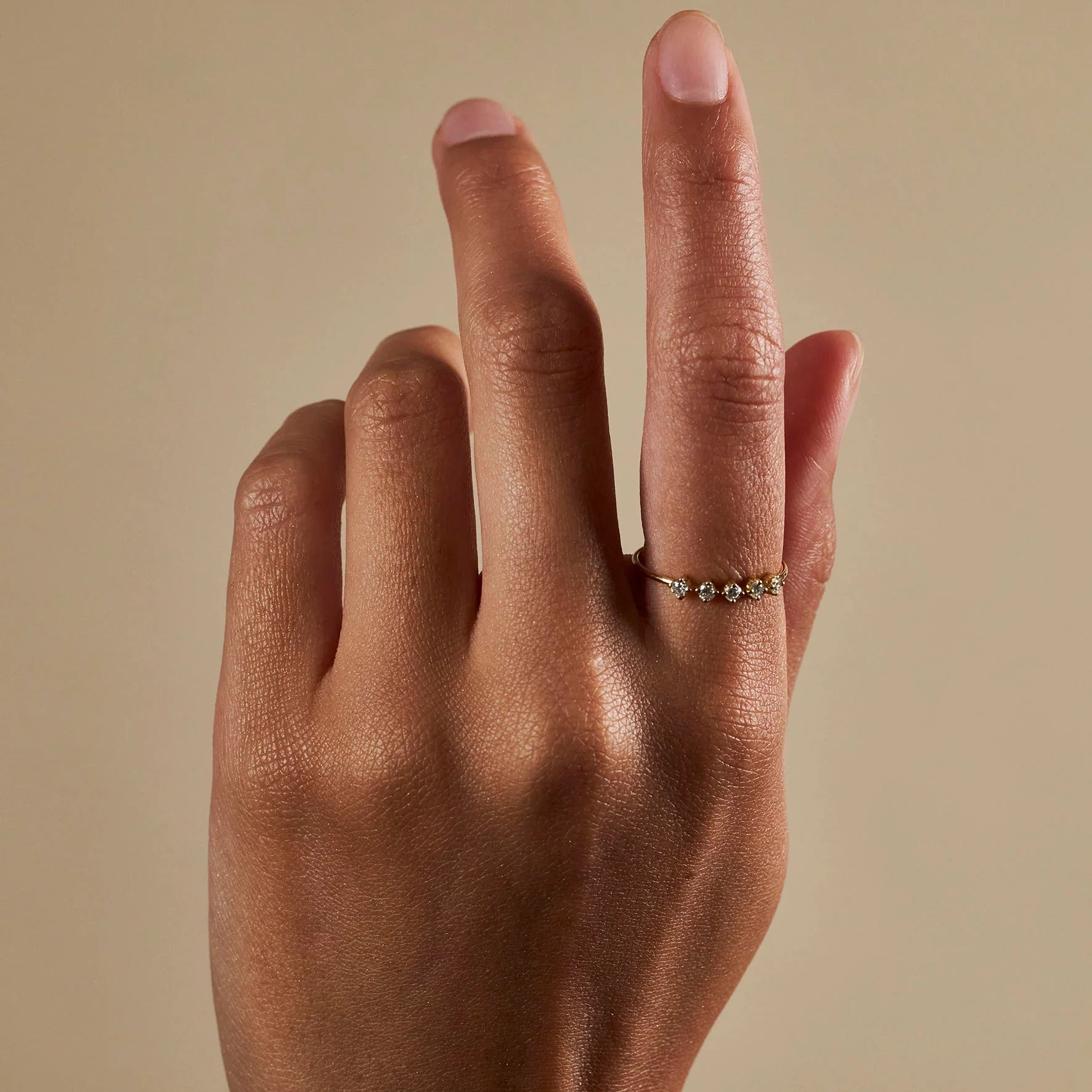 Solar flare ring - Five Stone Diamond Ring - The Future Rocks - 3