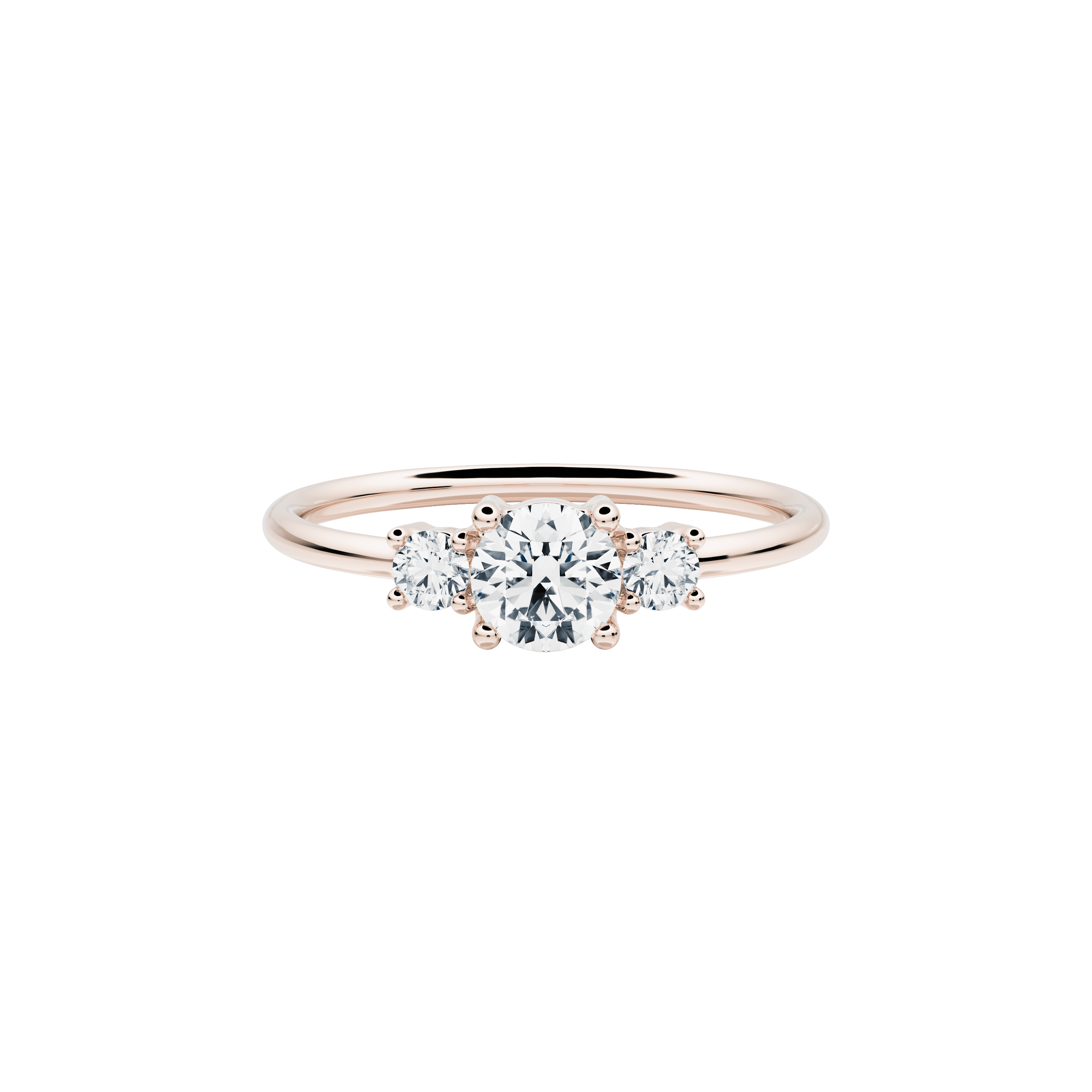 Gala ring - Lab-Grown Diamond Three Stone Ring - The Future Rocks - 1