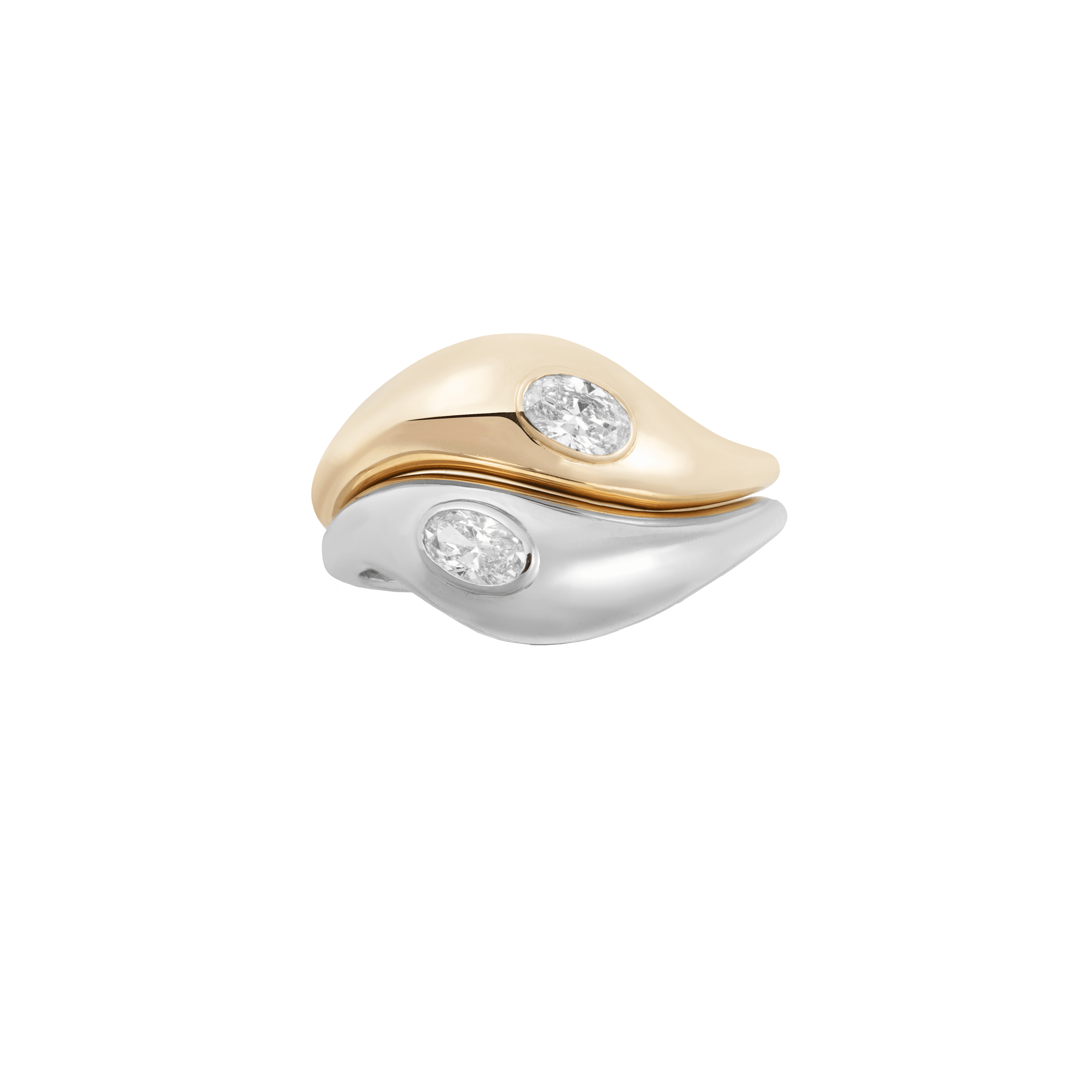 Jupiter ring - 14K Gold Stacking Ring - The Future Rocks - 1
