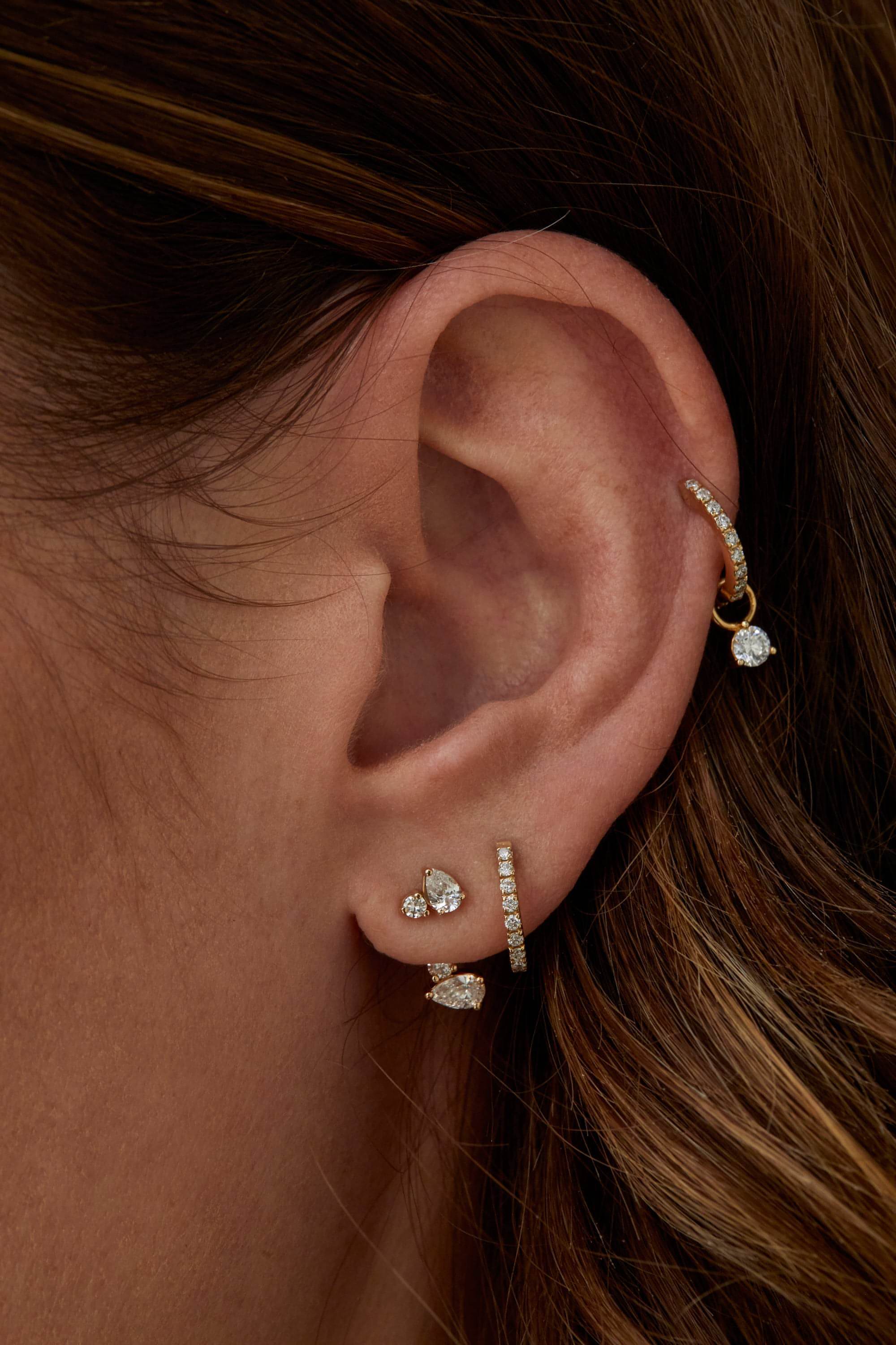 Cosmos earrings - Cosmos Lab-Grown Diamond Stud Earrings - The Future Rocks - 3