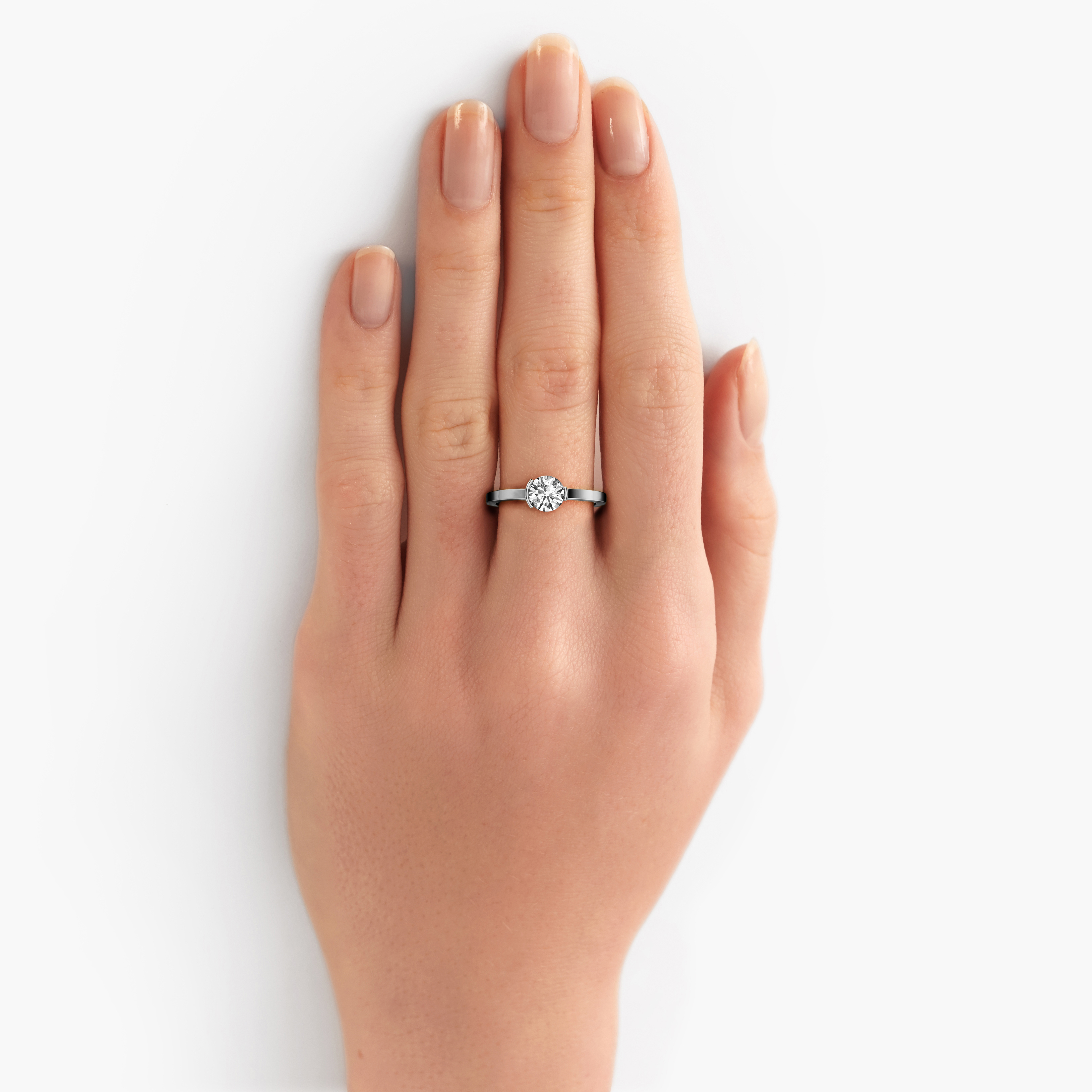 Meta dahlia ring - Meta Round Cut Diamond Solitaire Ring - The Future Rocks - 6