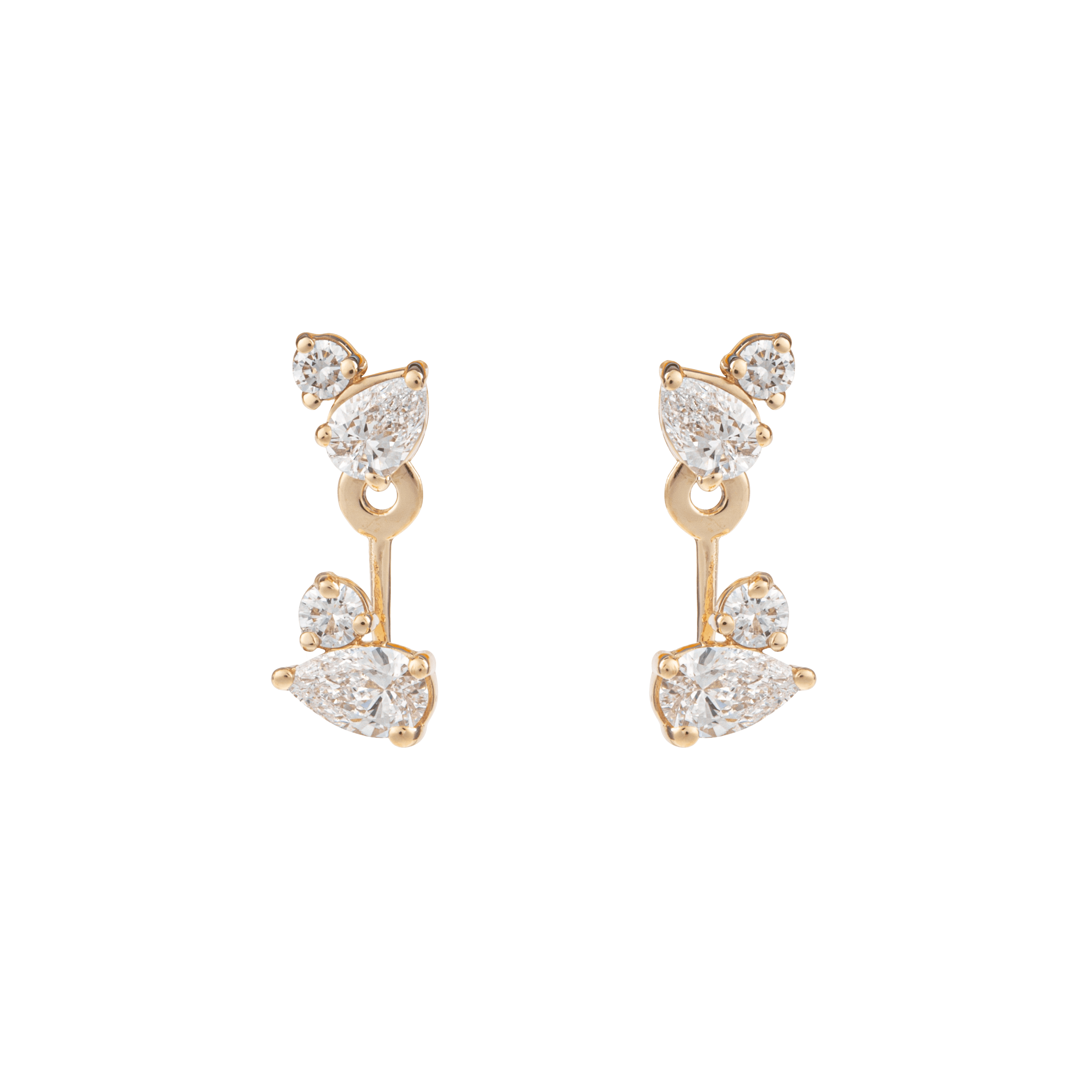 Cosmos earrings - Cosmos Lab-Grown Diamond Stud Earrings - The Future Rocks - 1