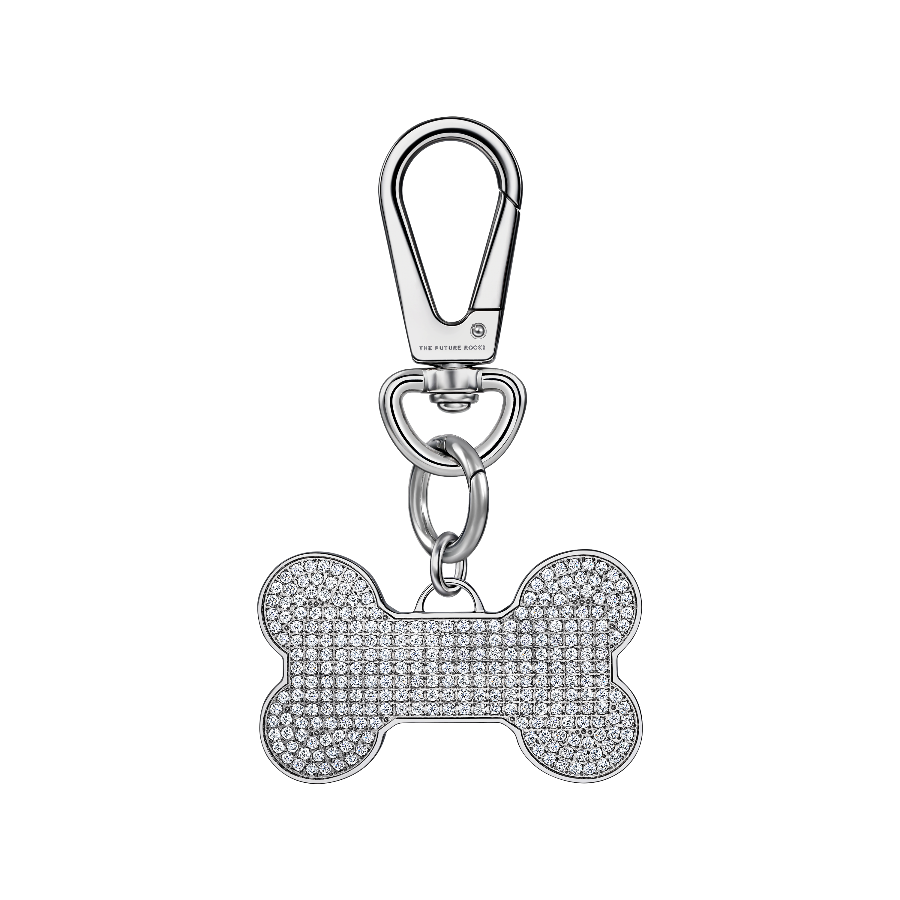 Brown pet collar with 1 charm bundle