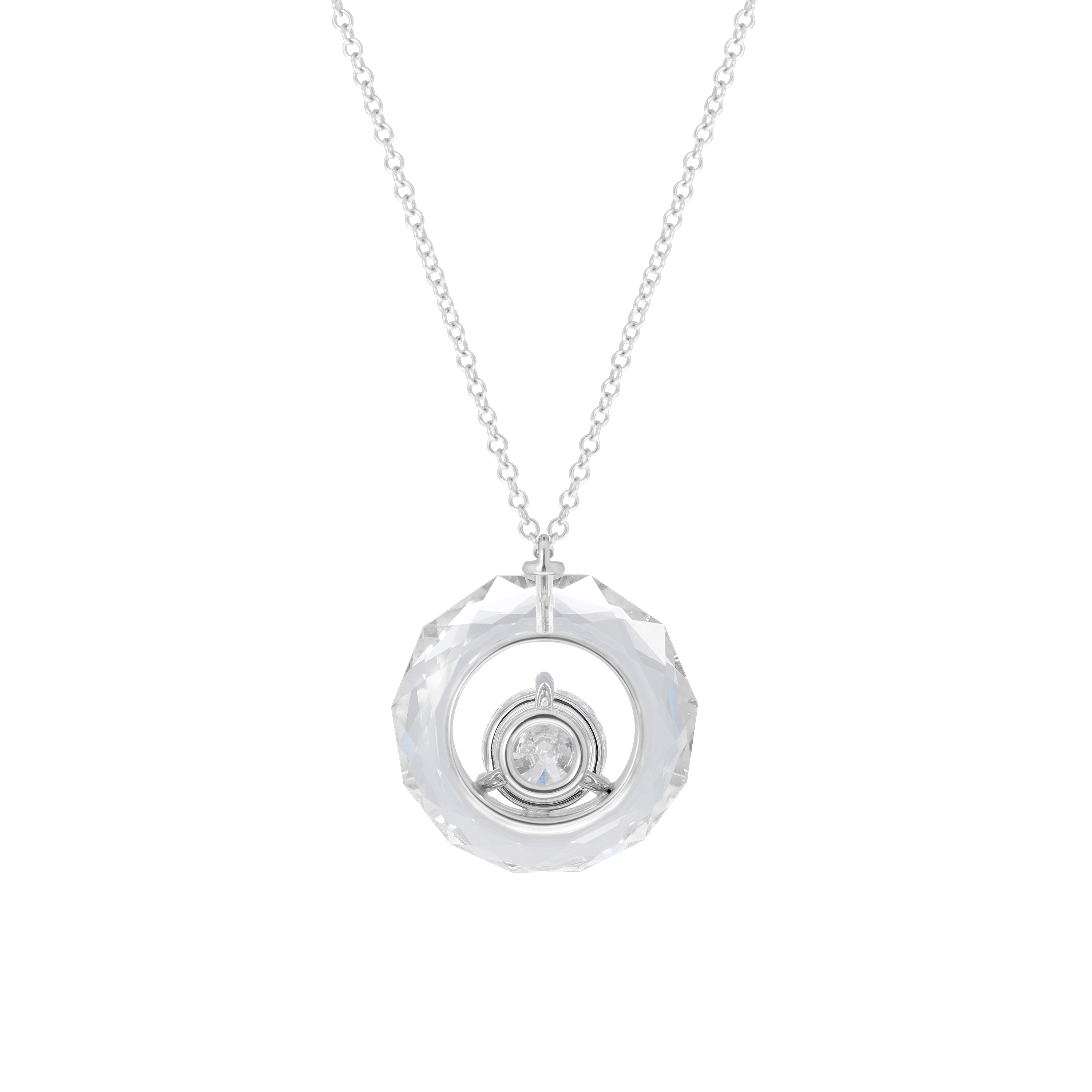 THE NECKLACE - THE NECKLACE - 2ct Round Cut Lab-Grown Diamond IGI Certified - The Future Rocks - 3