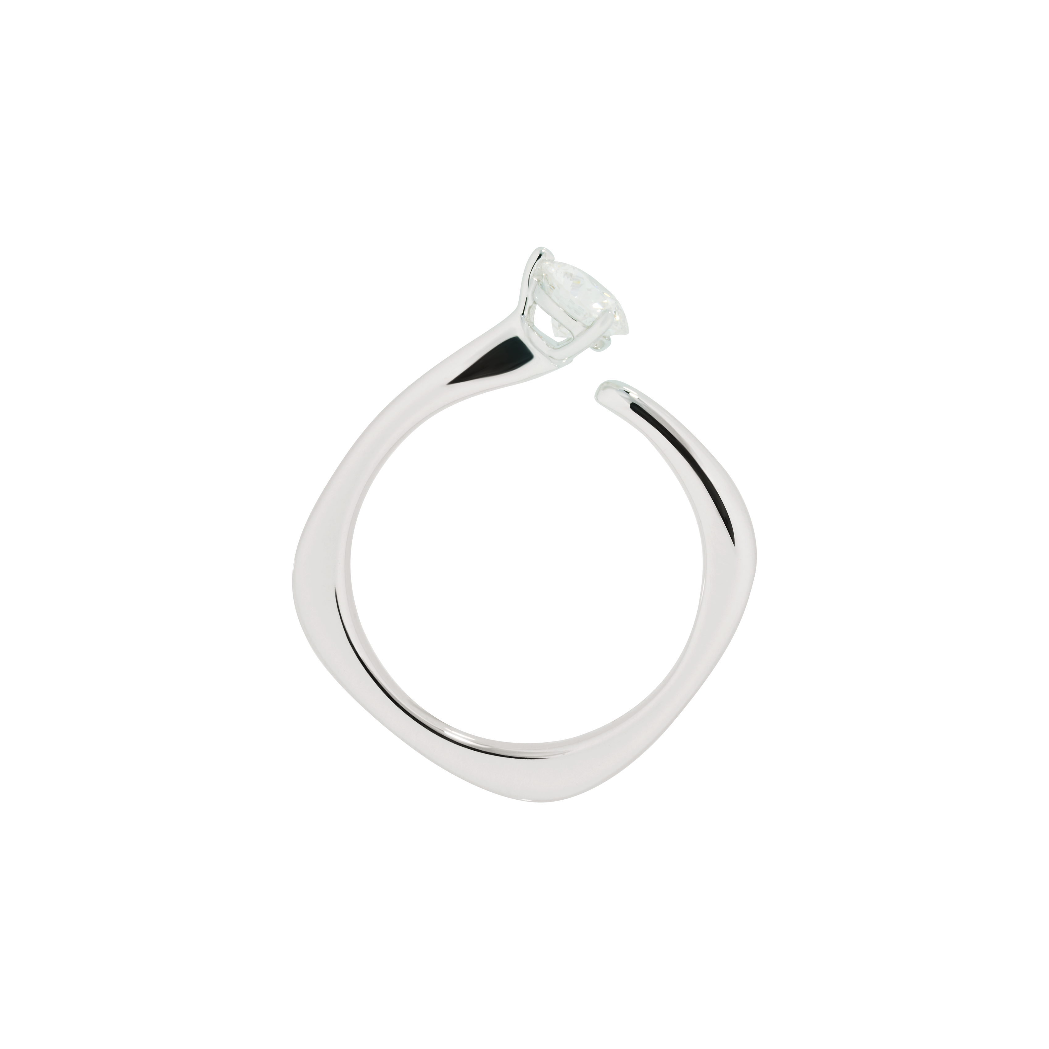 Essence ring - Essence Diamond Open Ring - The Future Rocks - 8