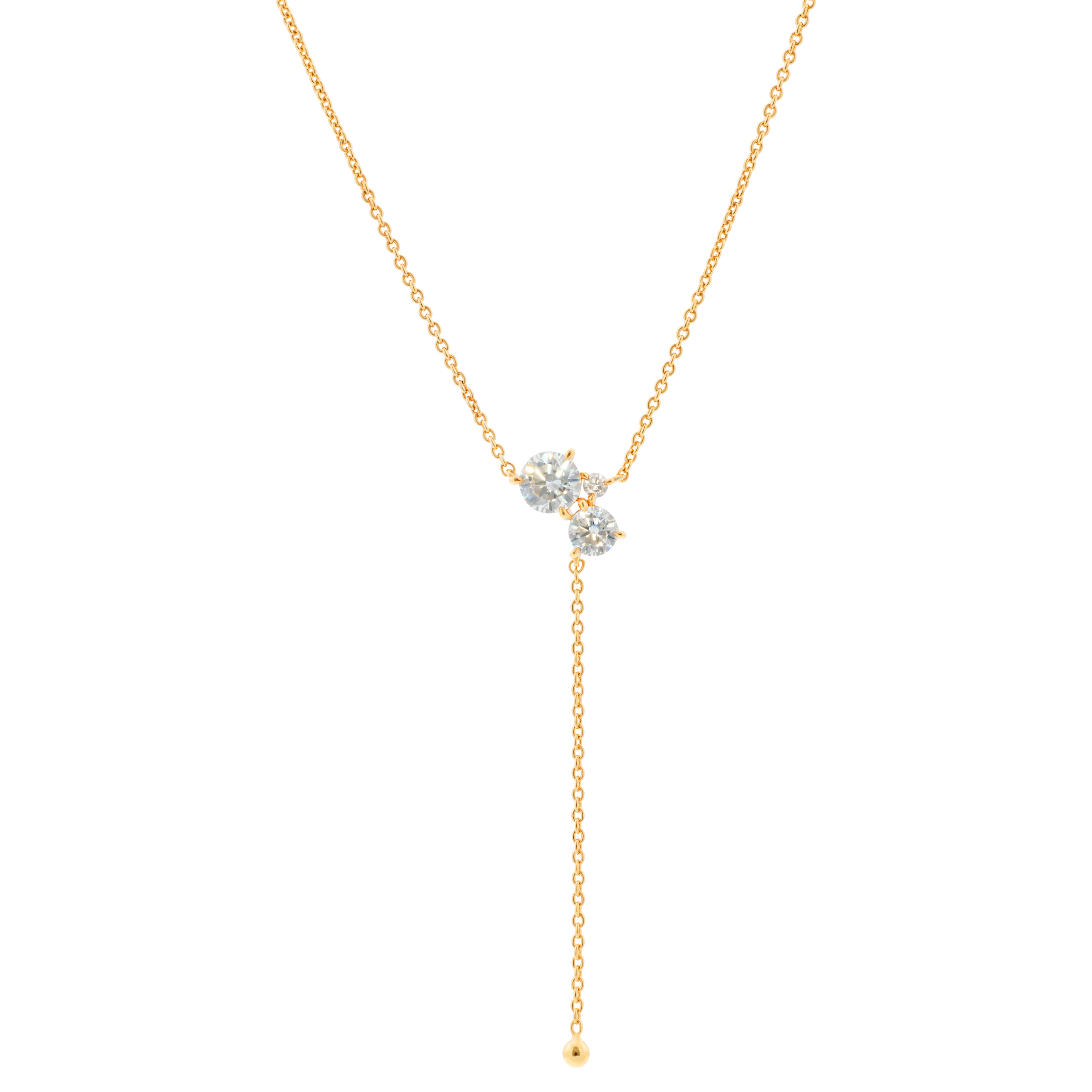 Essence necklace - Essence Diamond Lariat Necklace - The Future Rocks - 1