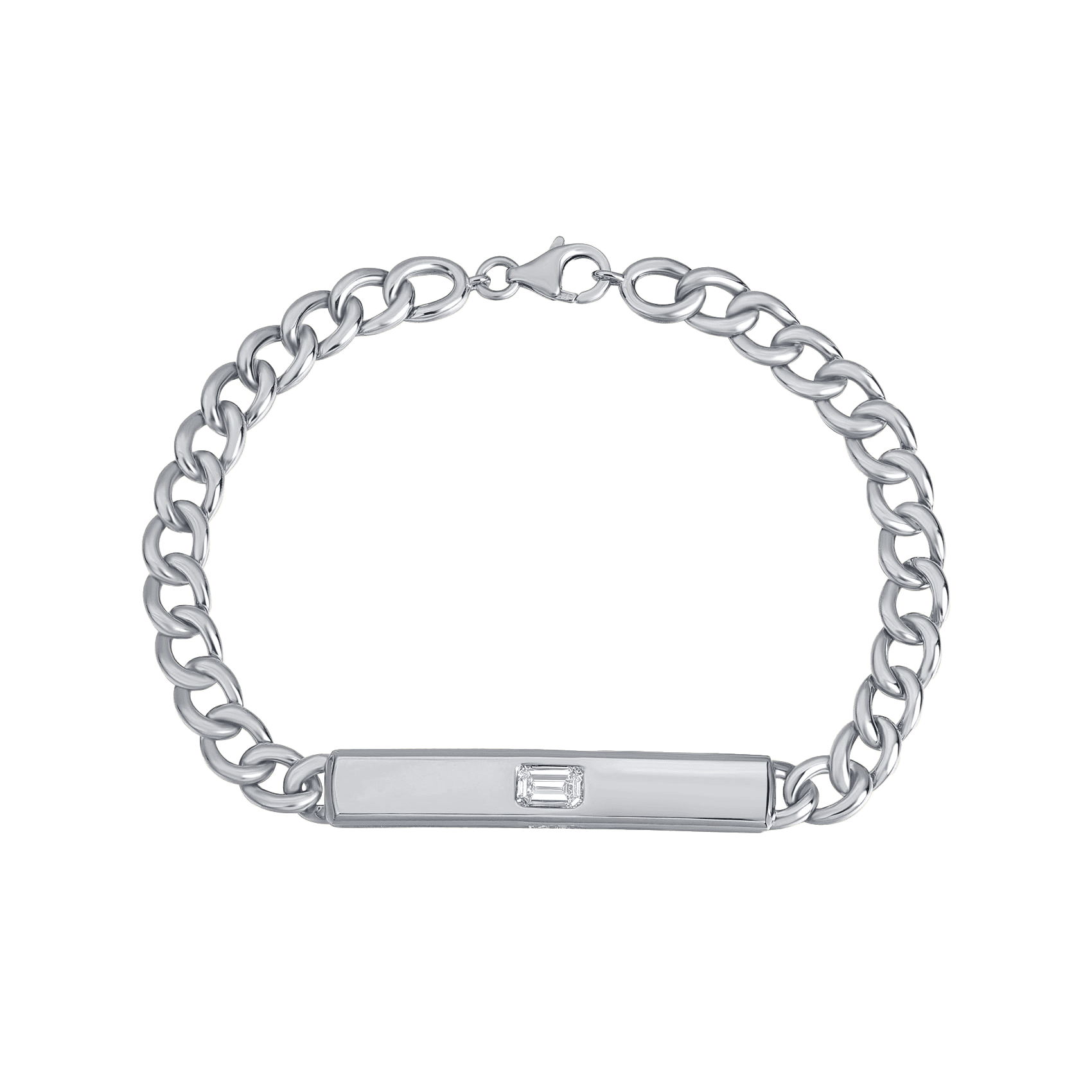 Zulu chain linking bar bracelet - 18K Gold Chain Linking Bar Bracelet - The Future Rocks - 1