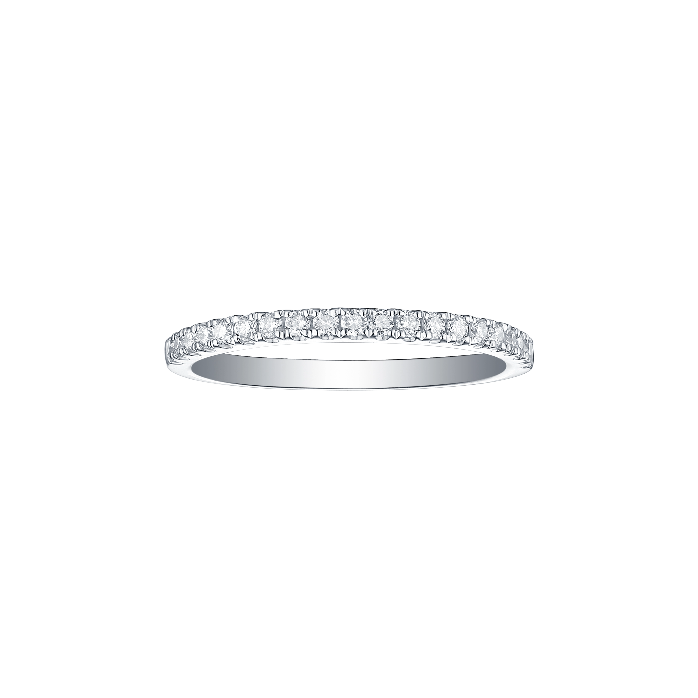 Half eternity band - Diamond Half Eternity Band Ring - The Future Rocks - 1