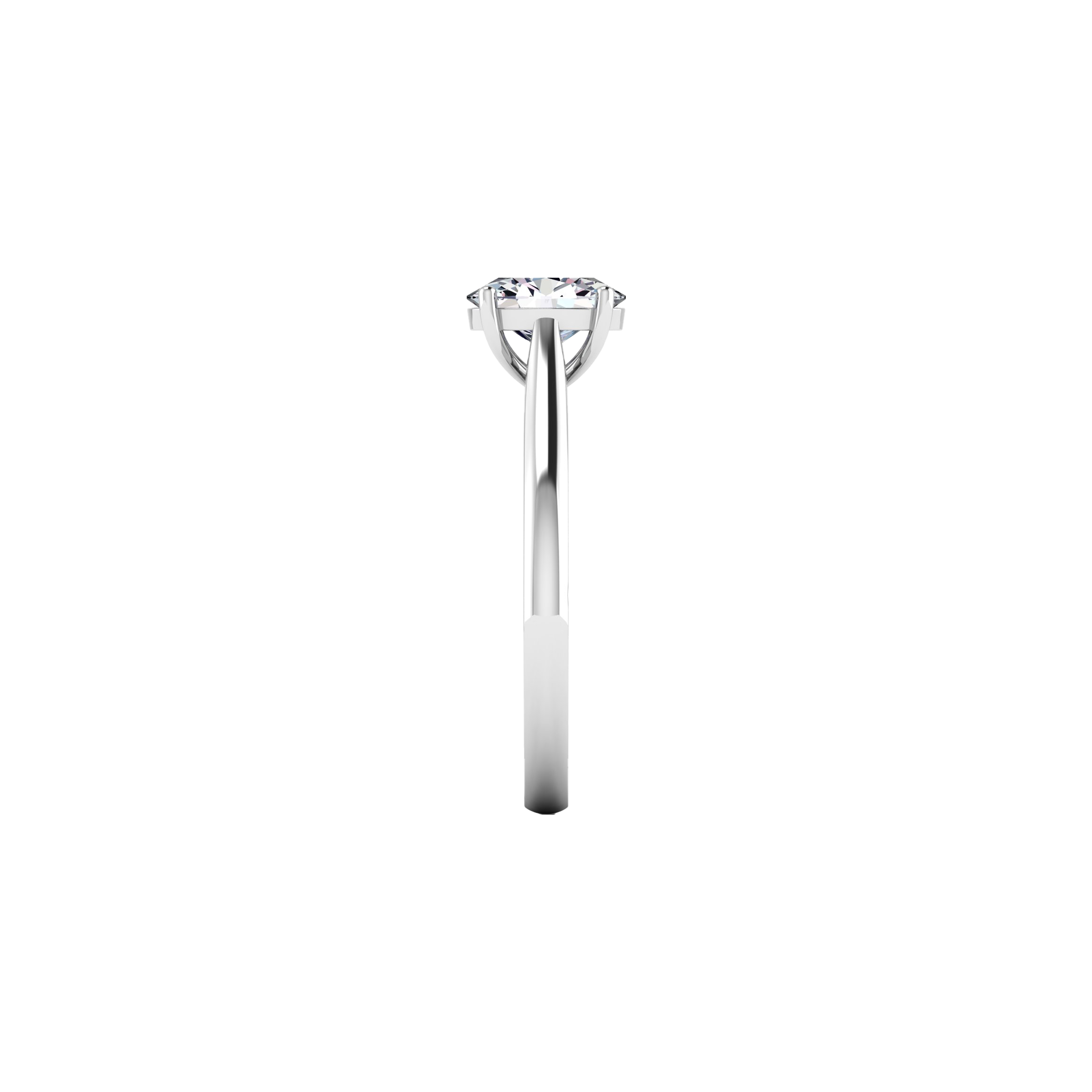 Oval solitaire ring - Oval Cut Diamond Solitaire Ring - The Future Rocks - 3