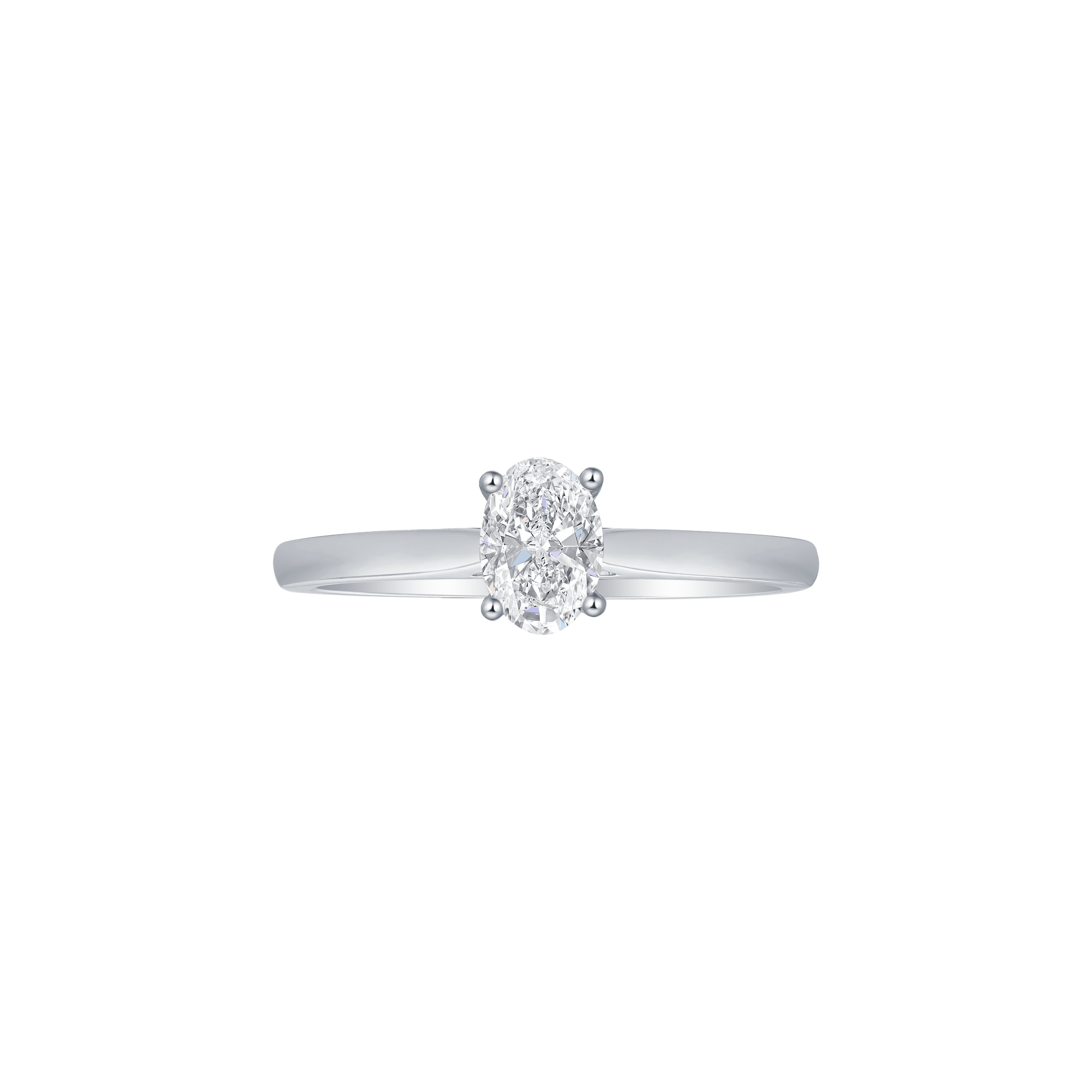 Oval solitaire ring - Oval Cut Diamond Solitaire Ring - The Future Rocks - 8