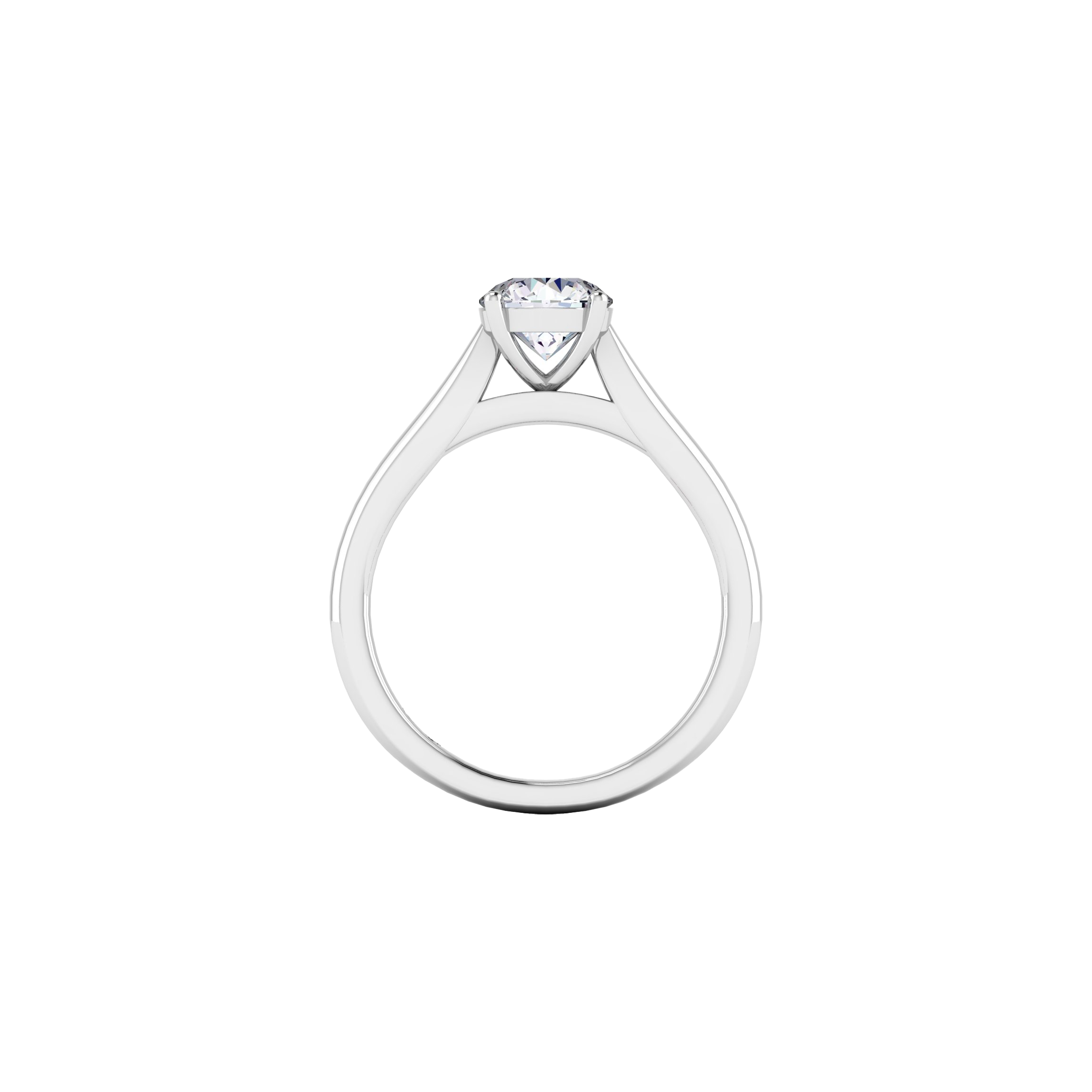 Round solitaire ring - Round Cut Diamond Solitaire Ring - The Future Rocks - 3