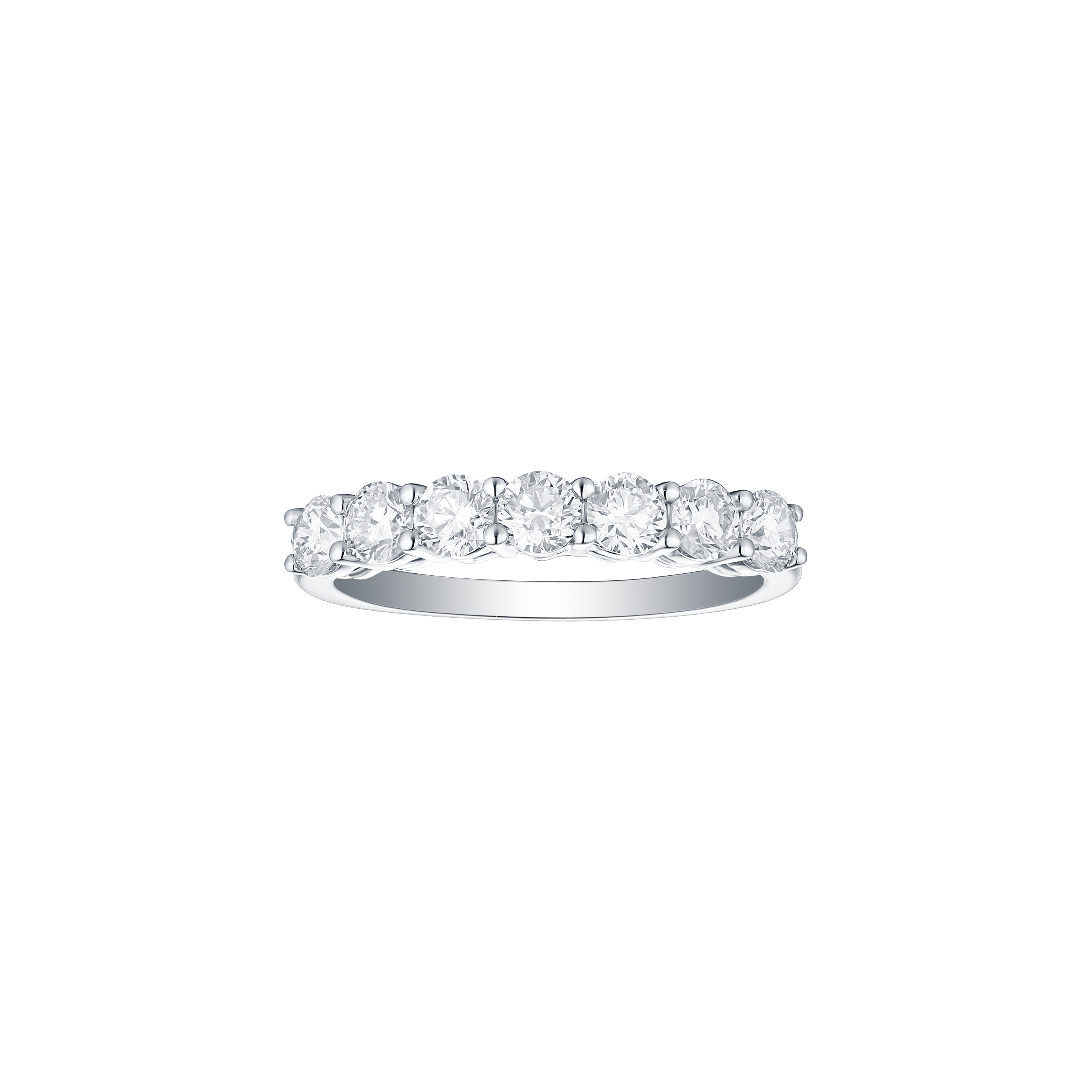 Seven stone band - Seven Stone Diamond Band Ring - The Future Rocks - 1