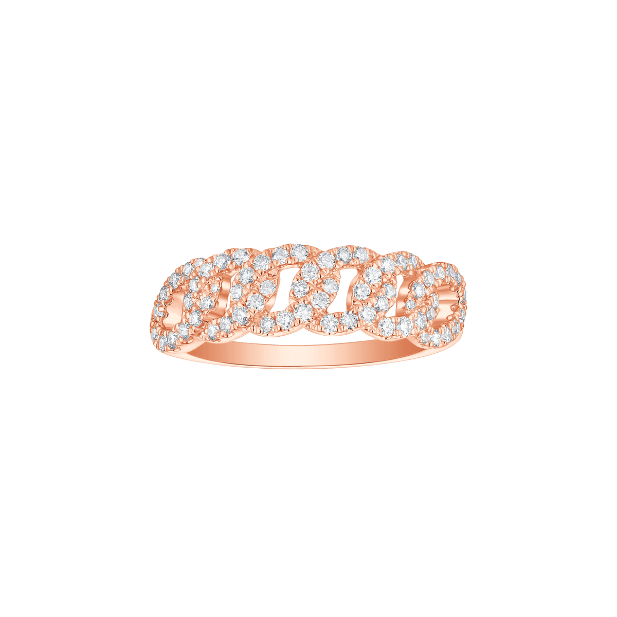 Linking love chain ring - Linking Love Diamond Chain Ring - The Future Rocks - 3