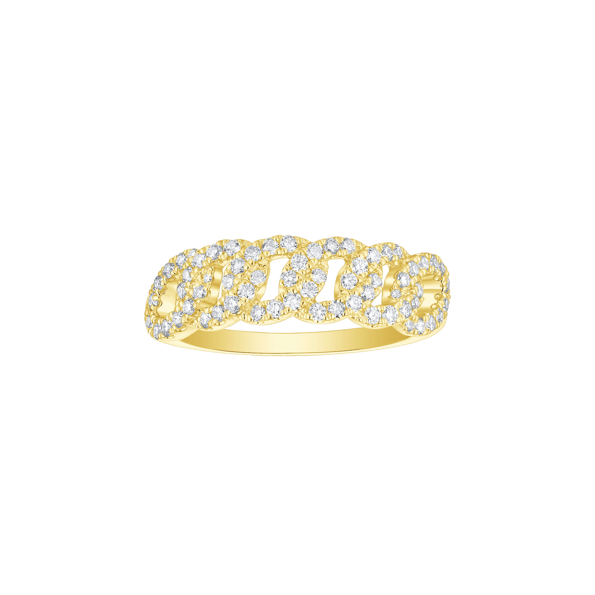 Linking love chain ring - Linking Love Diamond Chain Ring - The Future Rocks - 4