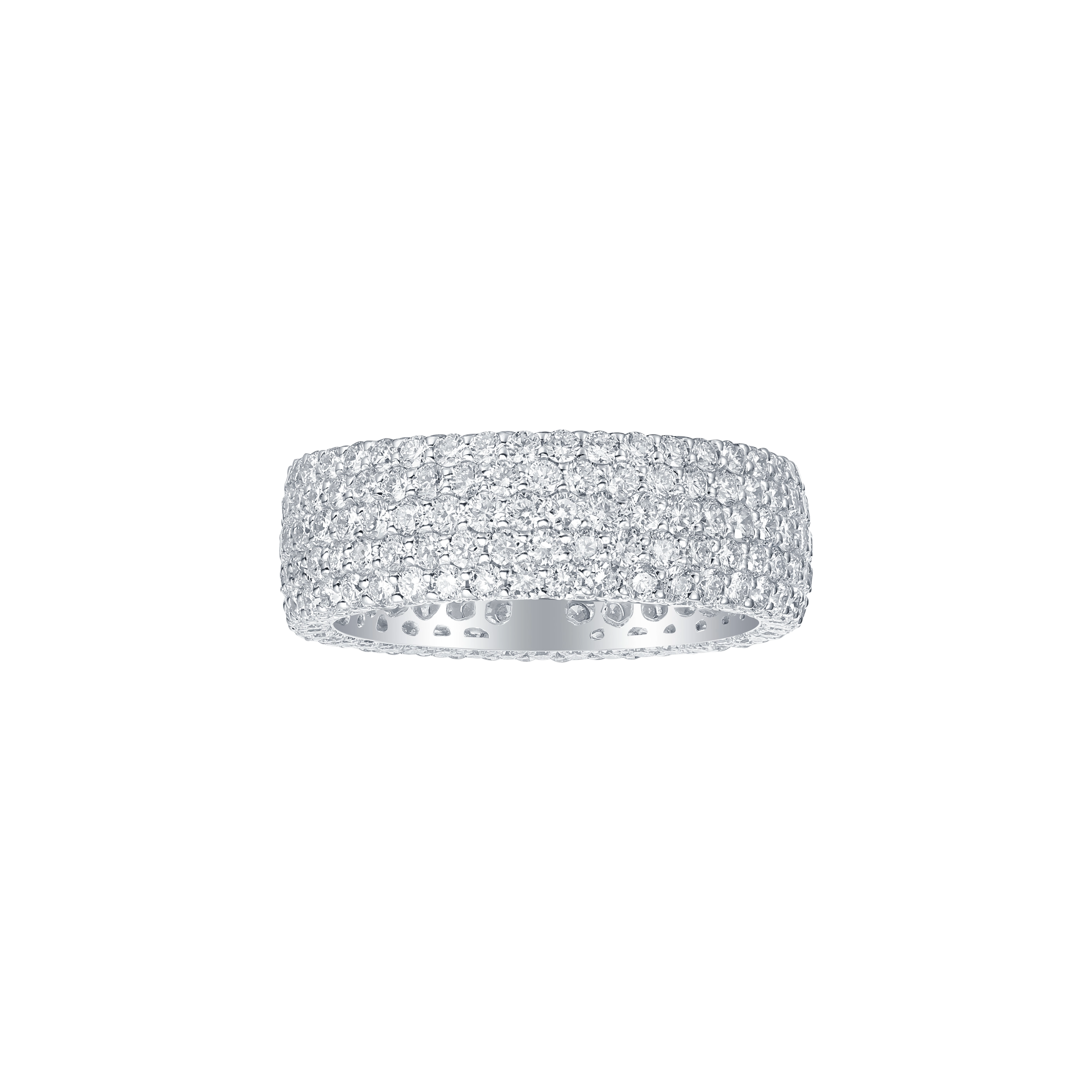 Wide band 4ct - Diamond Eternity Ring 4ct - The Future Rocks - 1