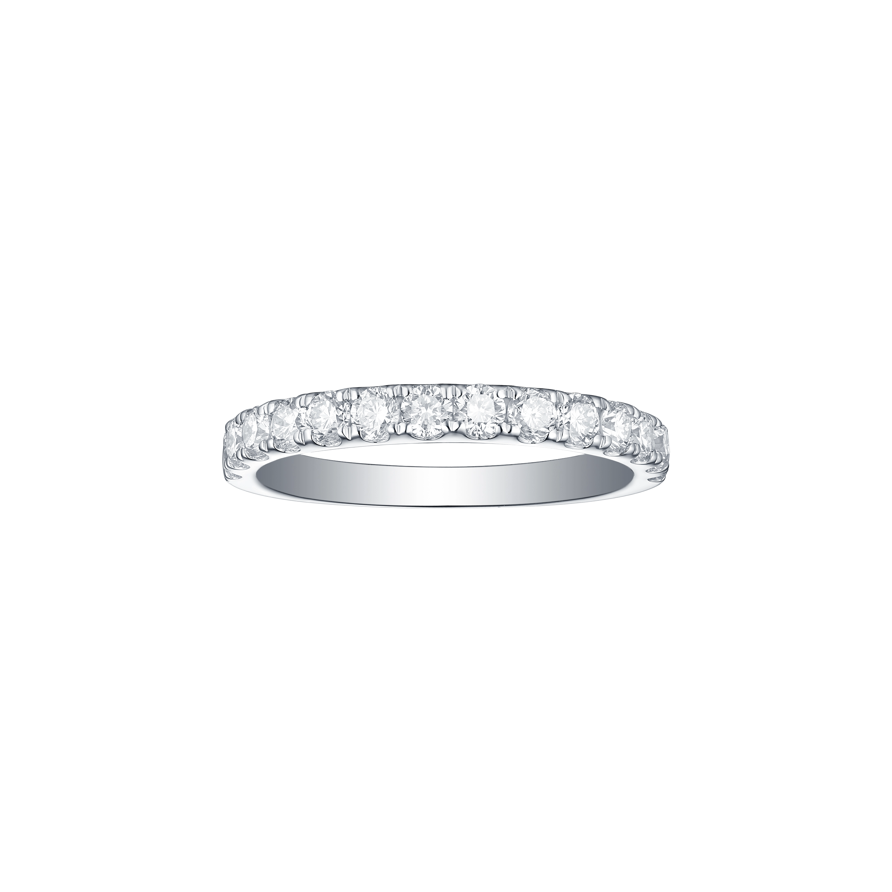Half eternity band - Diamond Half Eternity Band Ring - The Future Rocks - 2