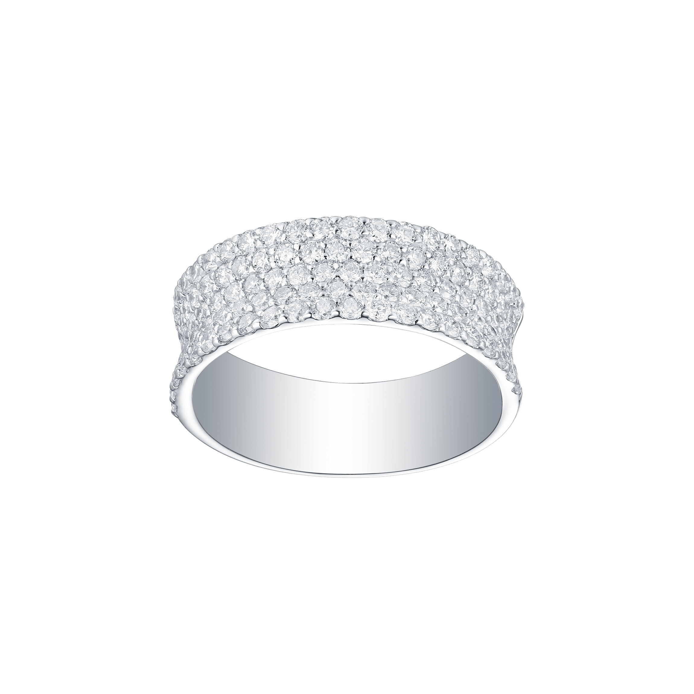 Wide band 1.23ct - Diamond Eternity Ring 1.23ct -  The Future Rocks -    1