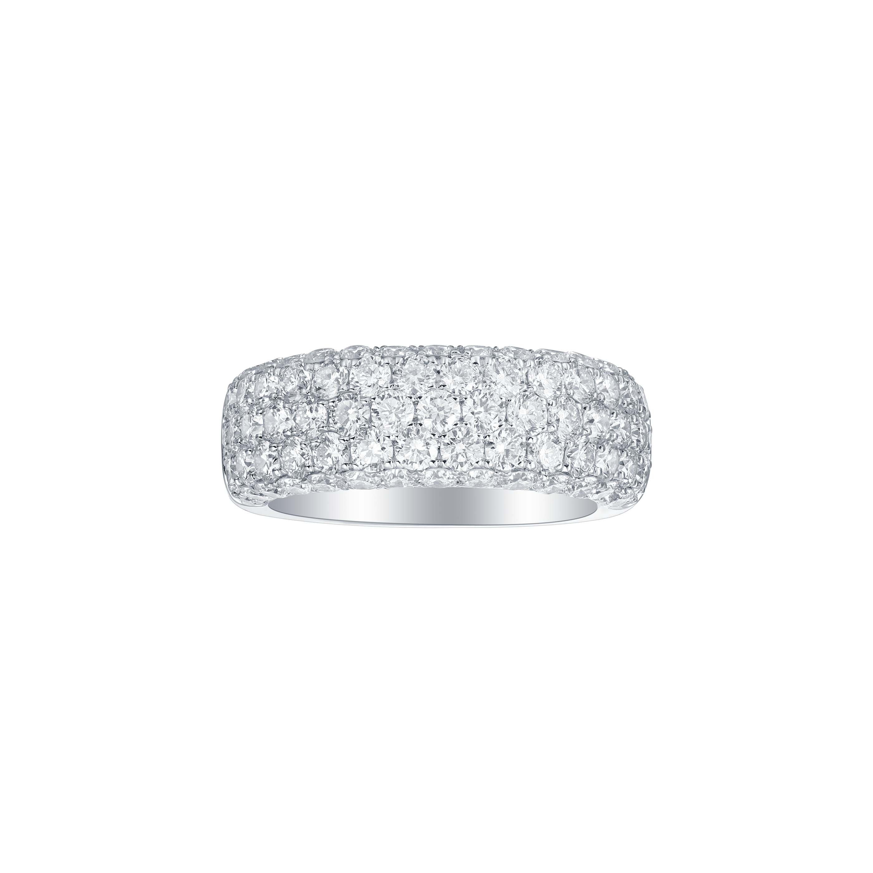 Wide band 3.08ct - Diamond Eternity Ring 3.08ct -  The Future Rocks -    1