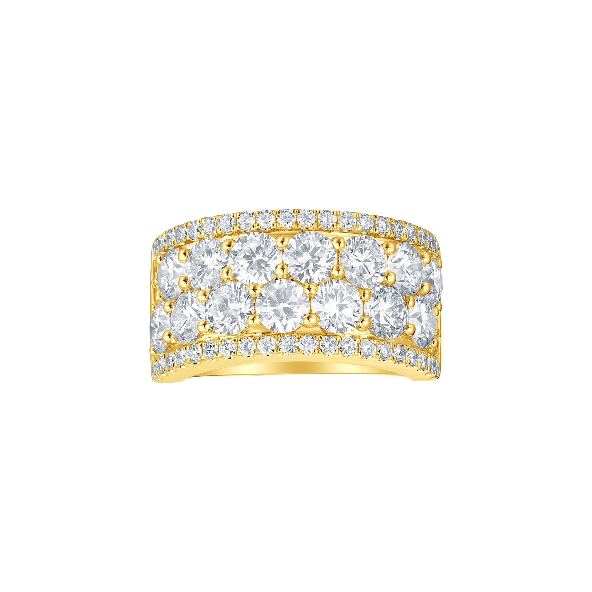 Wide band 4.07ct - Diamond Eternity Ring 4.07ct -  The Future Rocks -    1