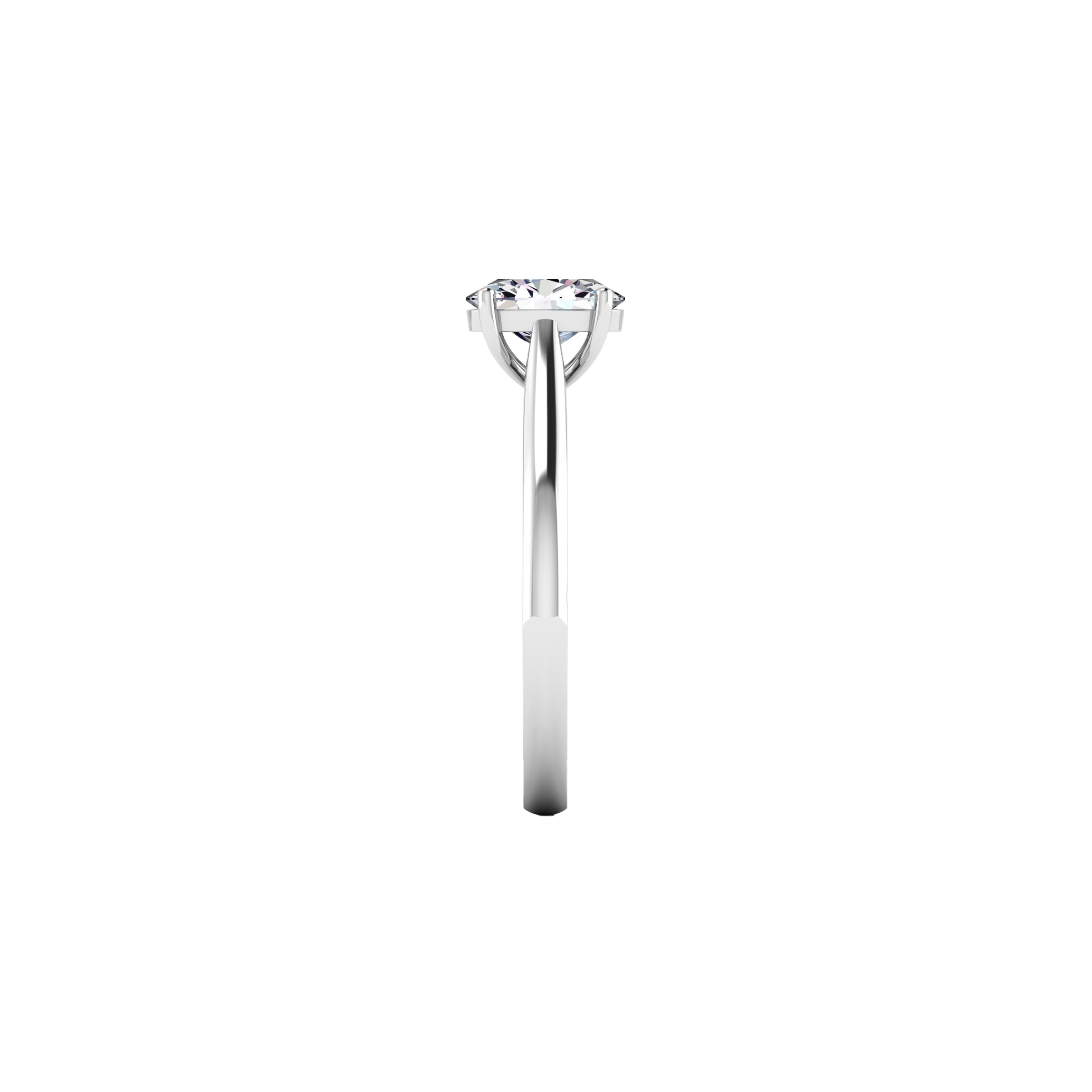 Oval solitaire ring - Oval Cut Diamond Solitaire Ring - The Future Rocks - 9