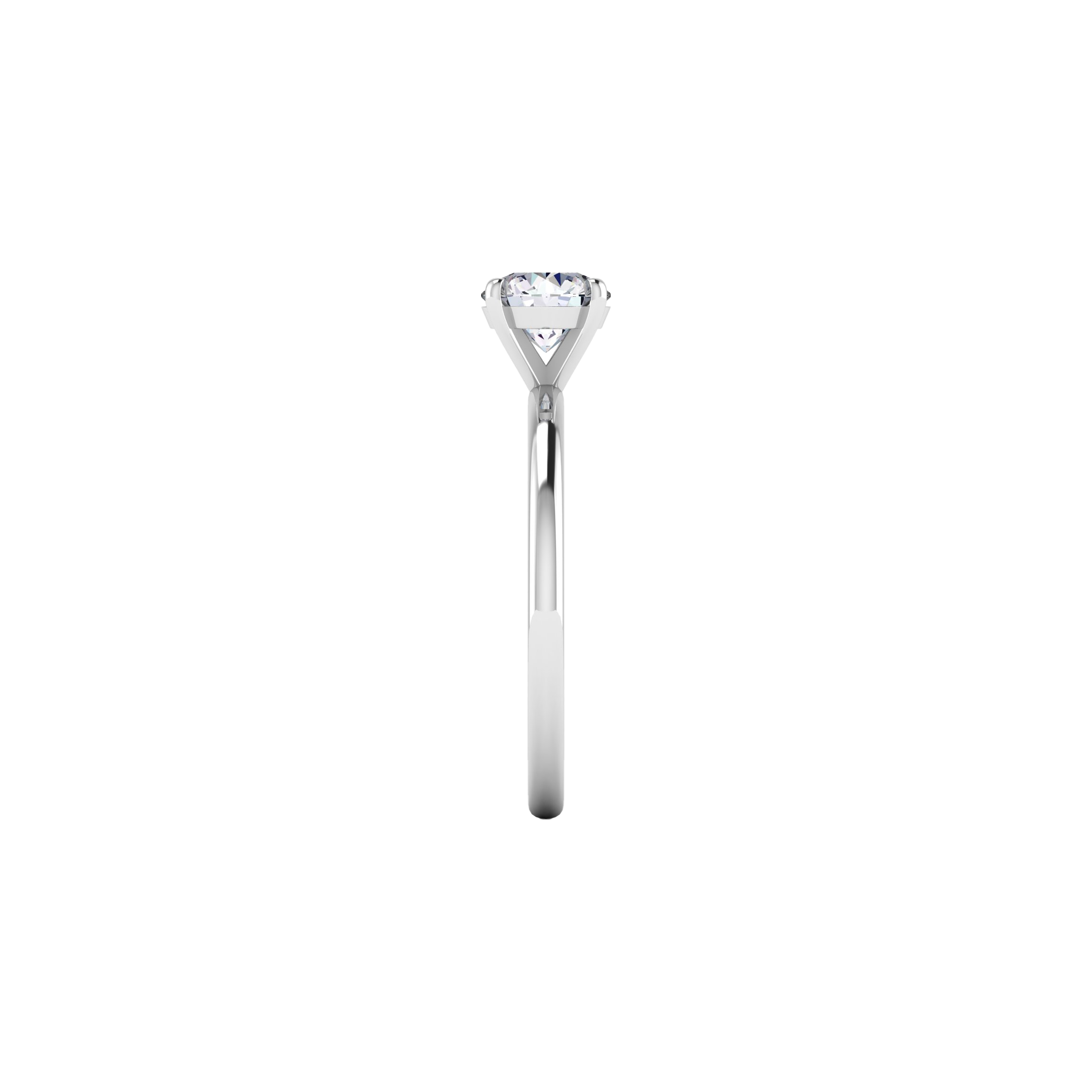 Round solitaire petite ring - Round Diamond Solitaire Petite Ring - The Future Rocks - 5