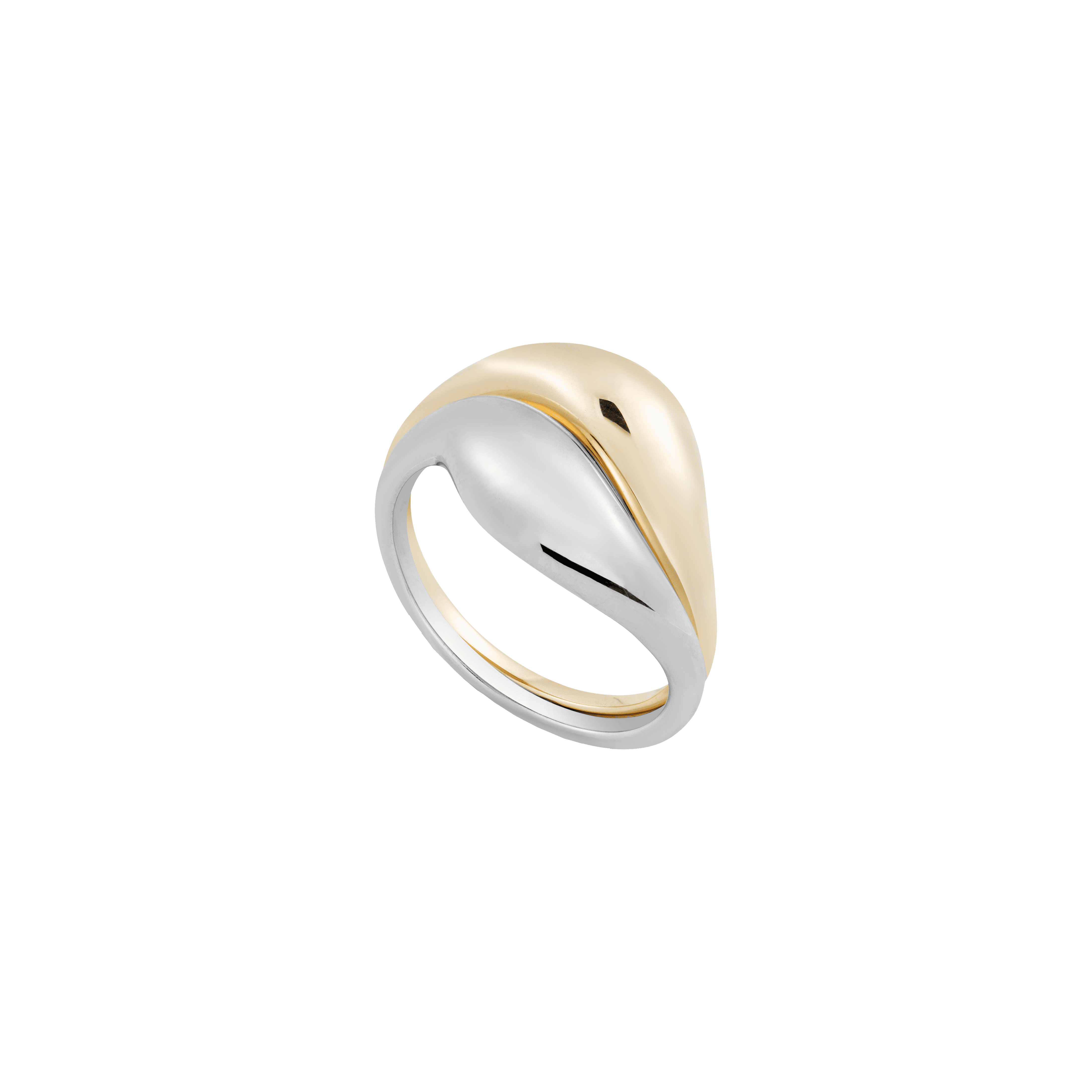 Saturn ring - 14K Solid Gold Ring - The Future Rocks - 6
