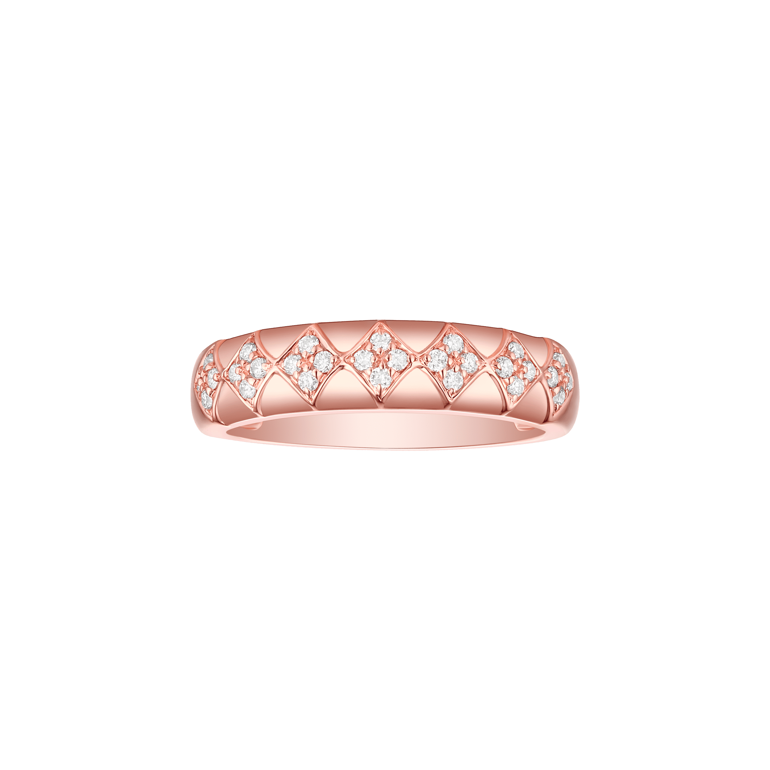 Smiling light stackable band ring - Stackable Gold Band Ring - The Future Rocks - 1